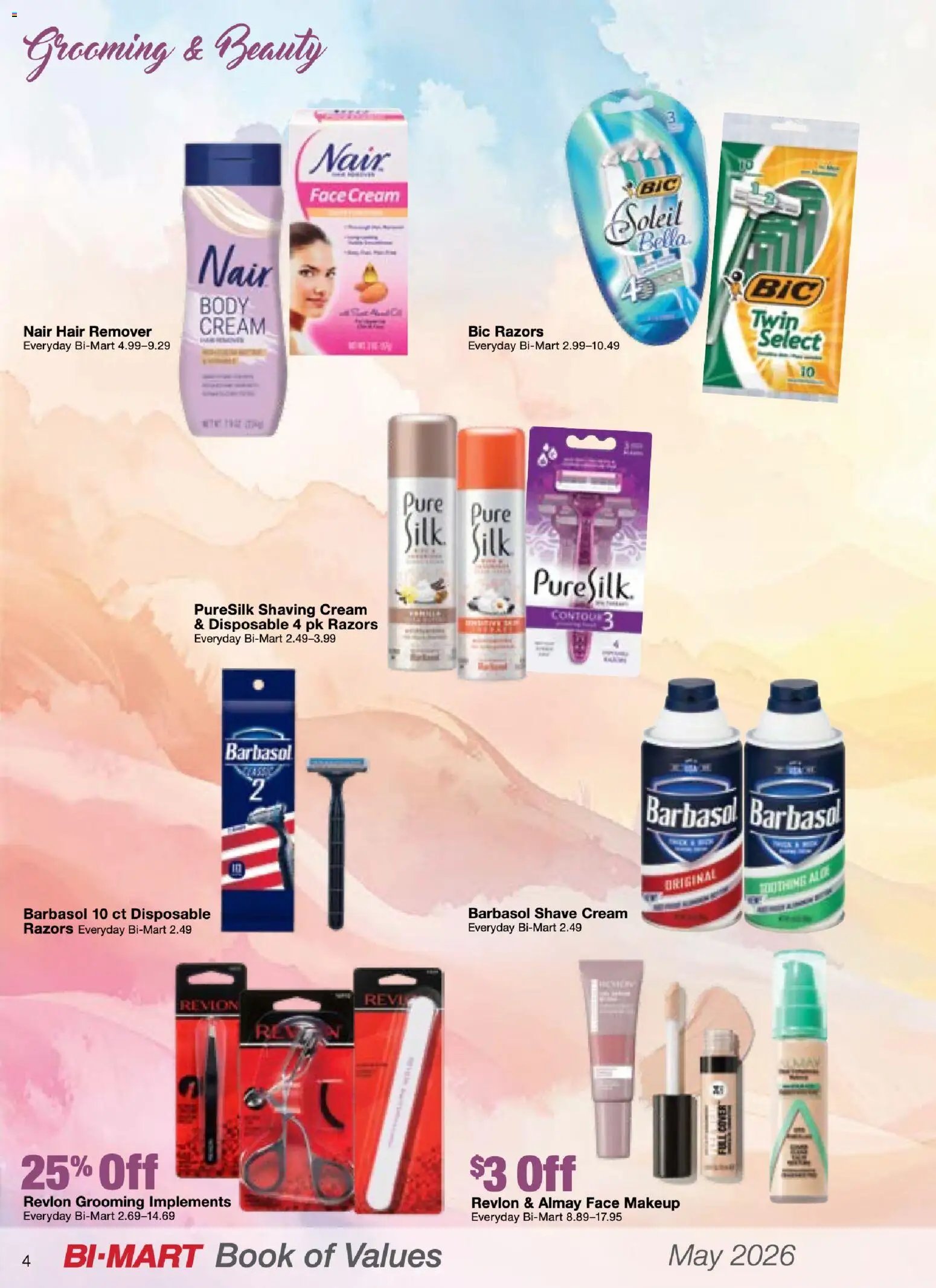 Bi-Mart May Health & Beauty Book of Values