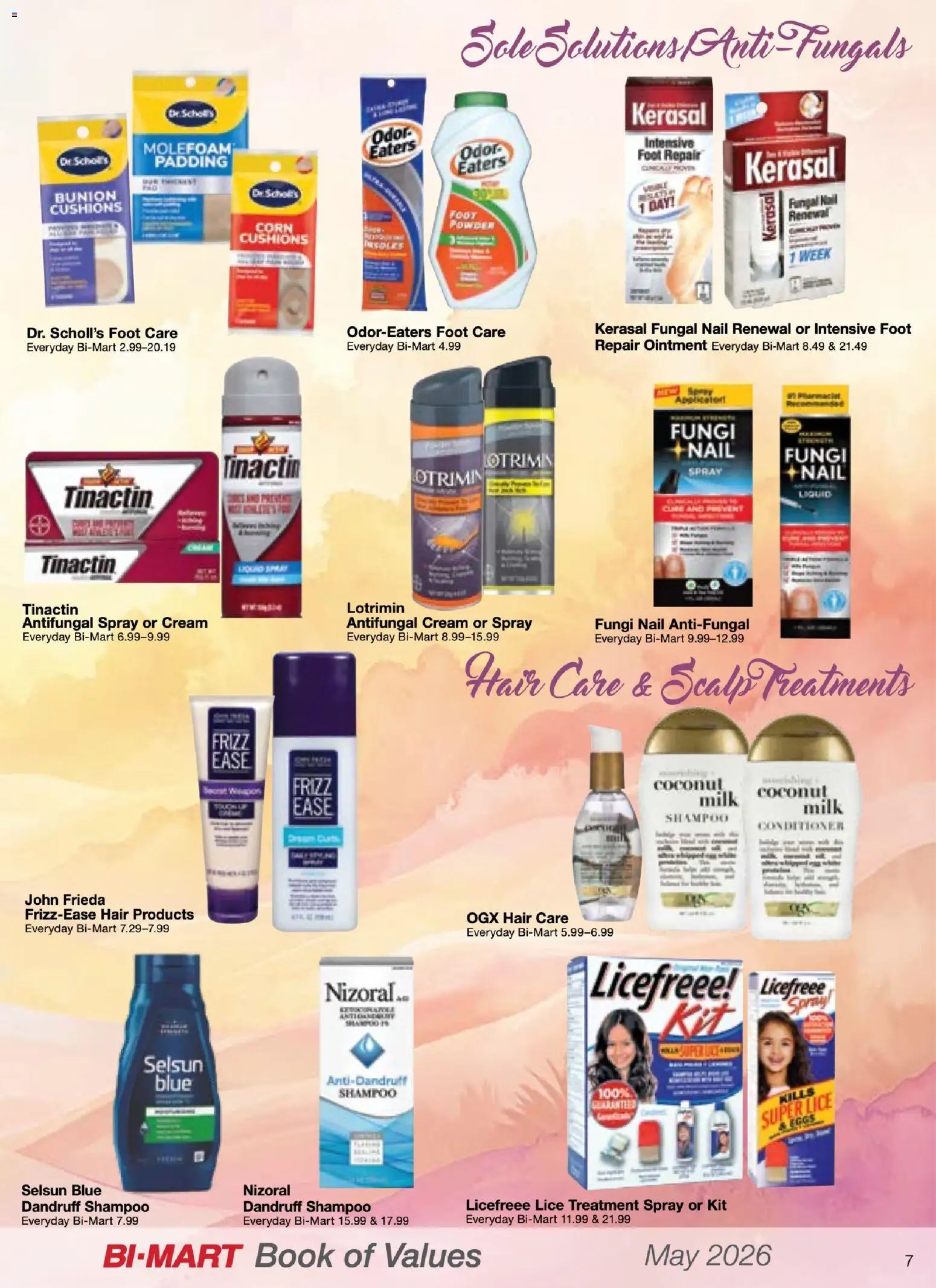 Bi-Mart May Health & Beauty Book of Values