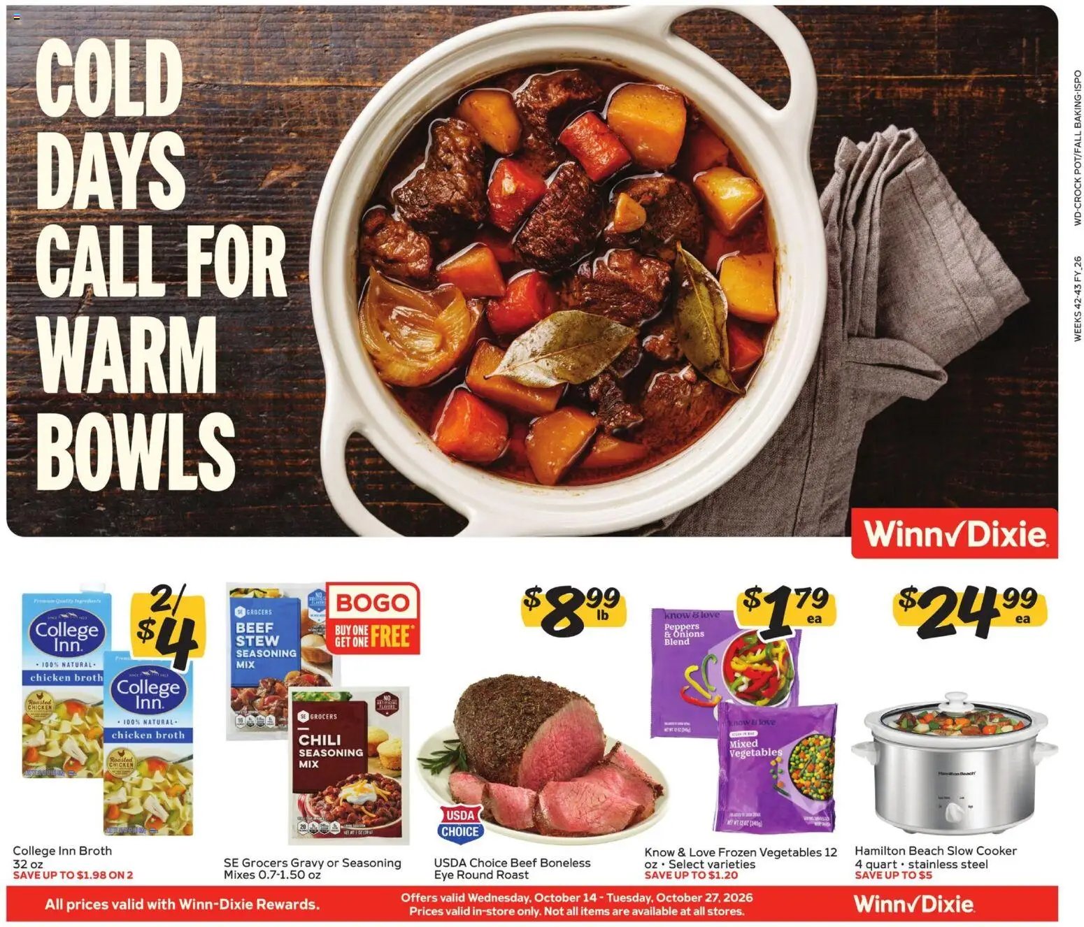 Winn Dixie In-Store Flyer