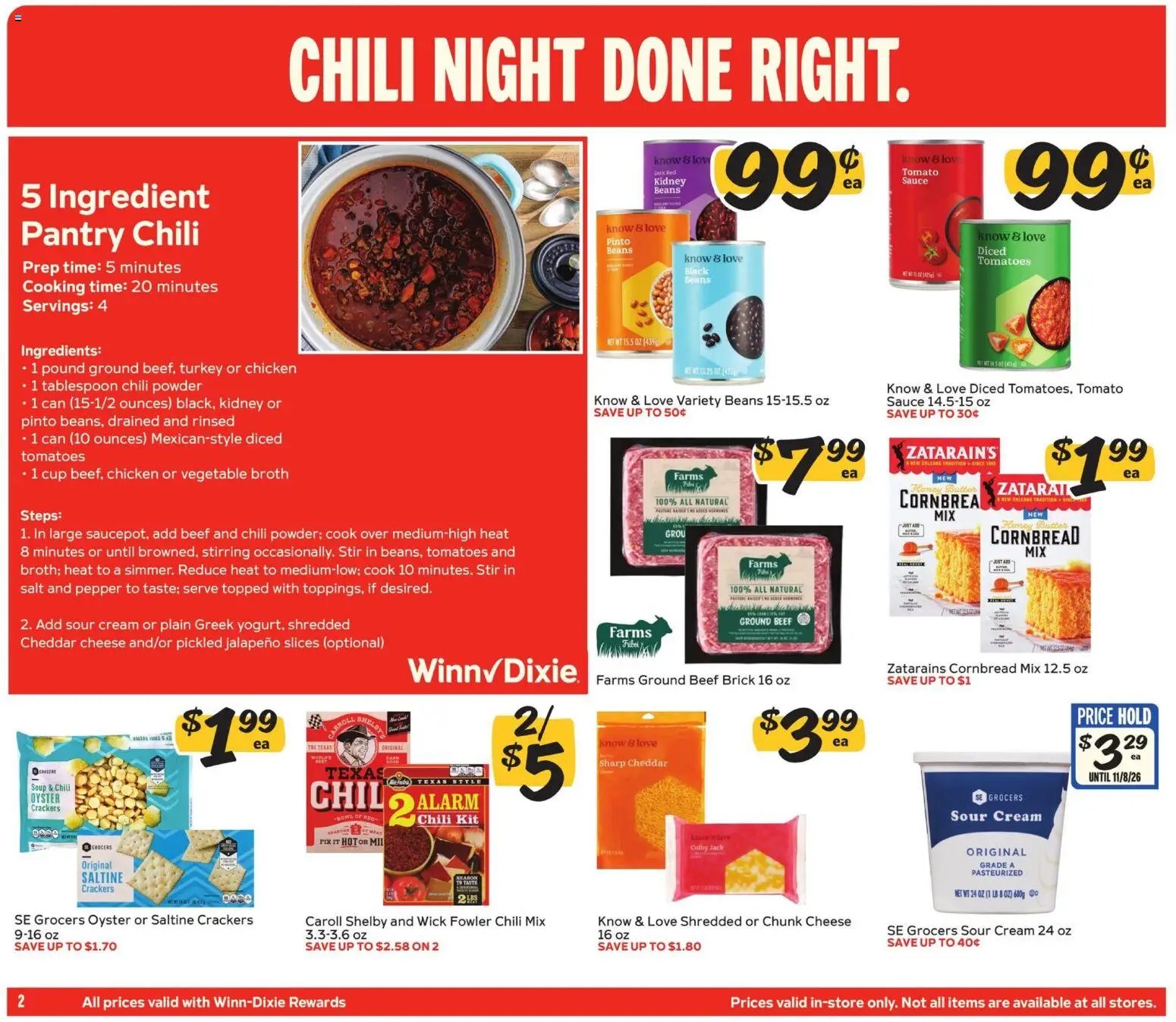 Winn Dixie In-Store Flyer
