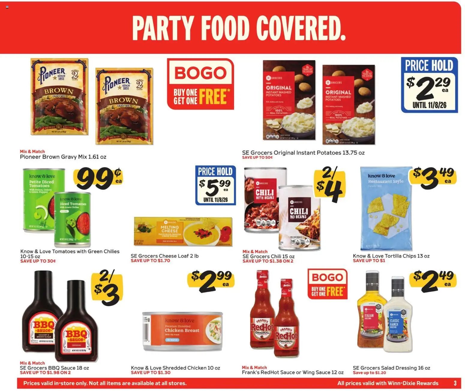 Winn Dixie In-Store Flyer