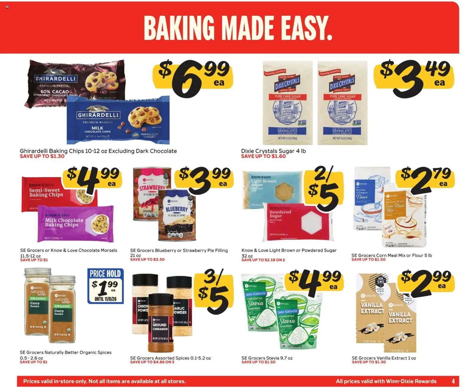 Winn Dixie In-Store Flyer
