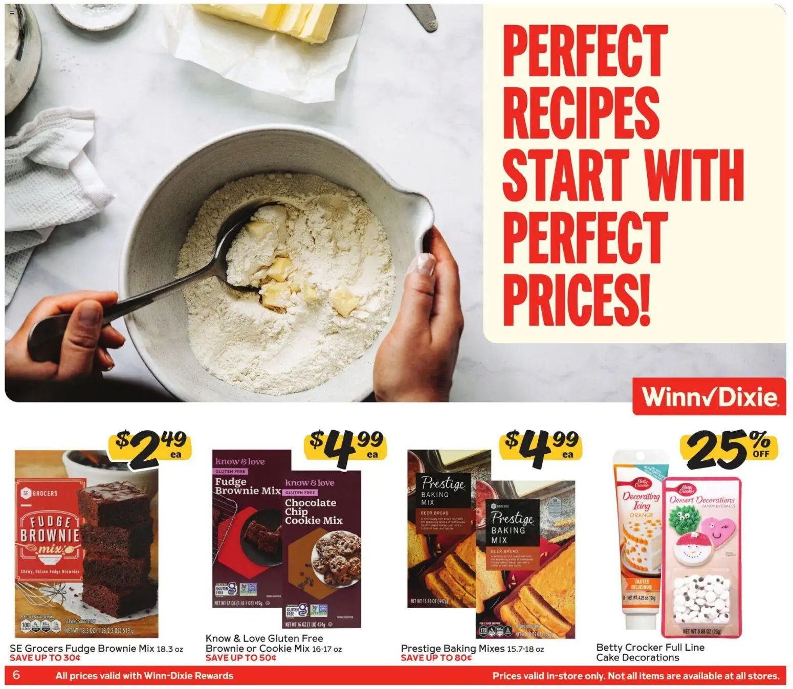Winn Dixie In-Store Flyer
