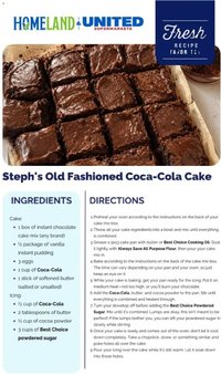 Homeland Weekly Recipe