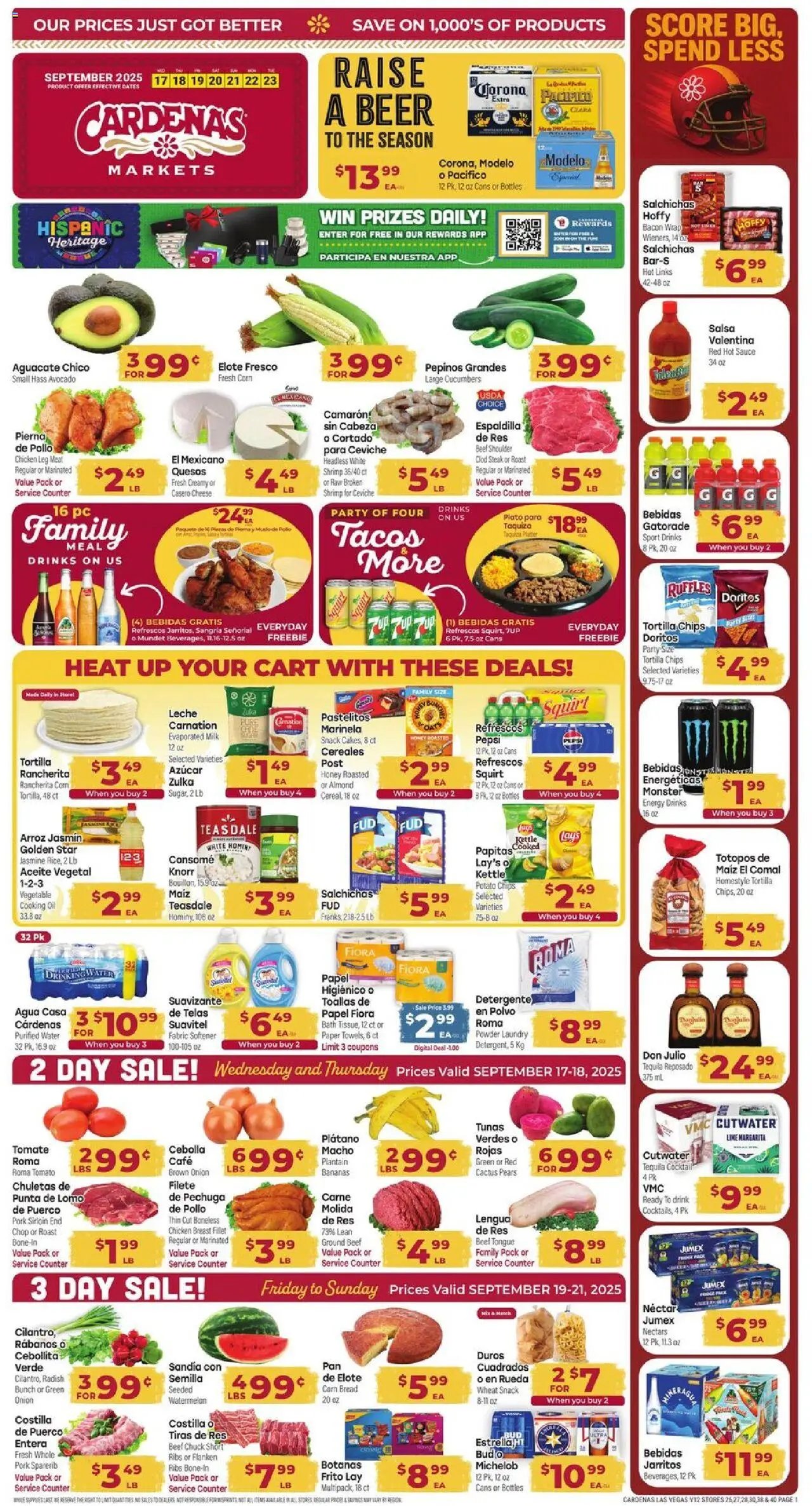 Cardenas Weekly Ad - NV (2025-09-17 - 2025-09-23) | 1