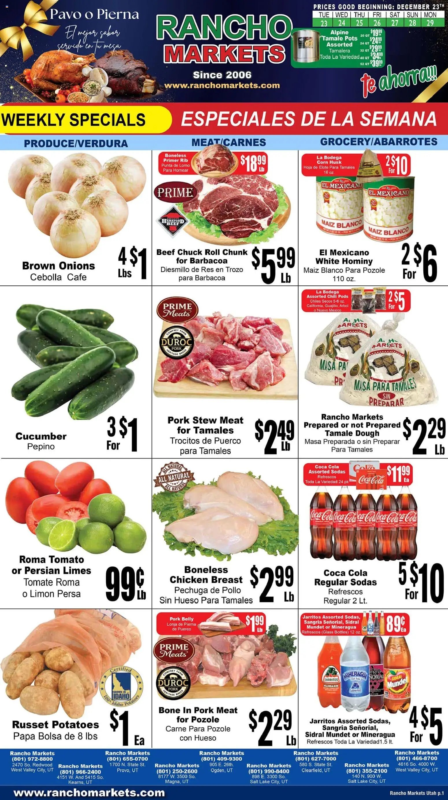 Rancho Markets Weekly Ad