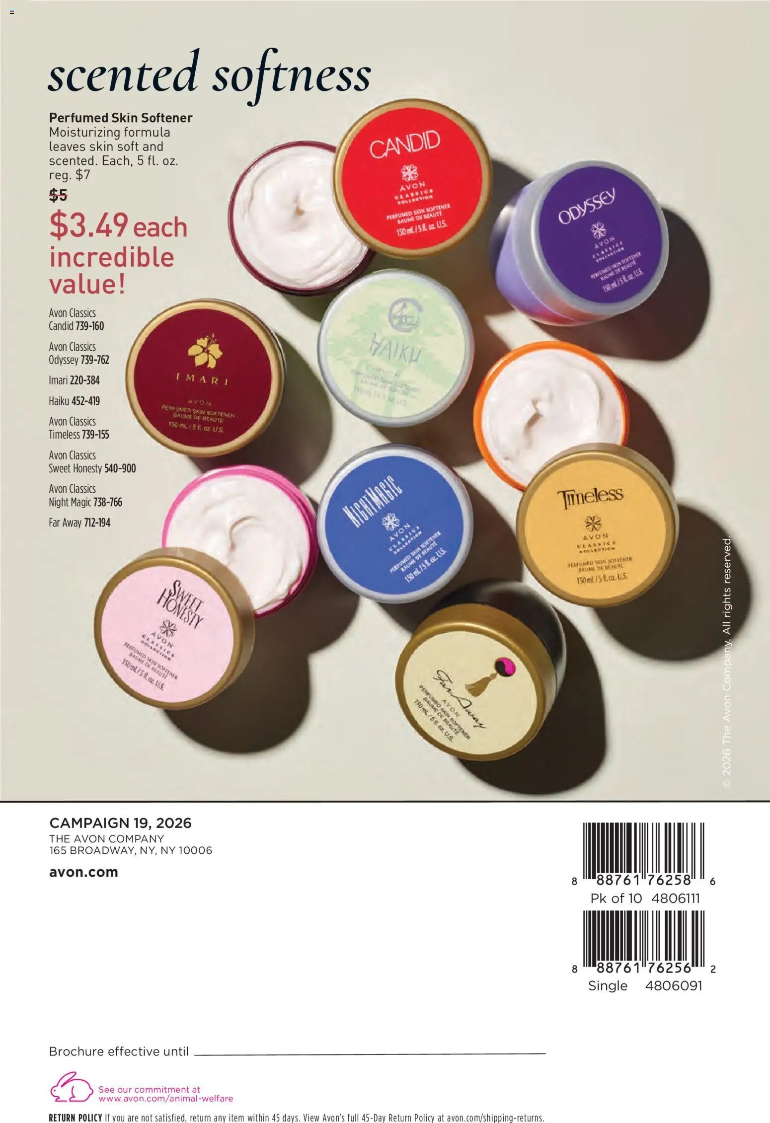 Avon Brochure