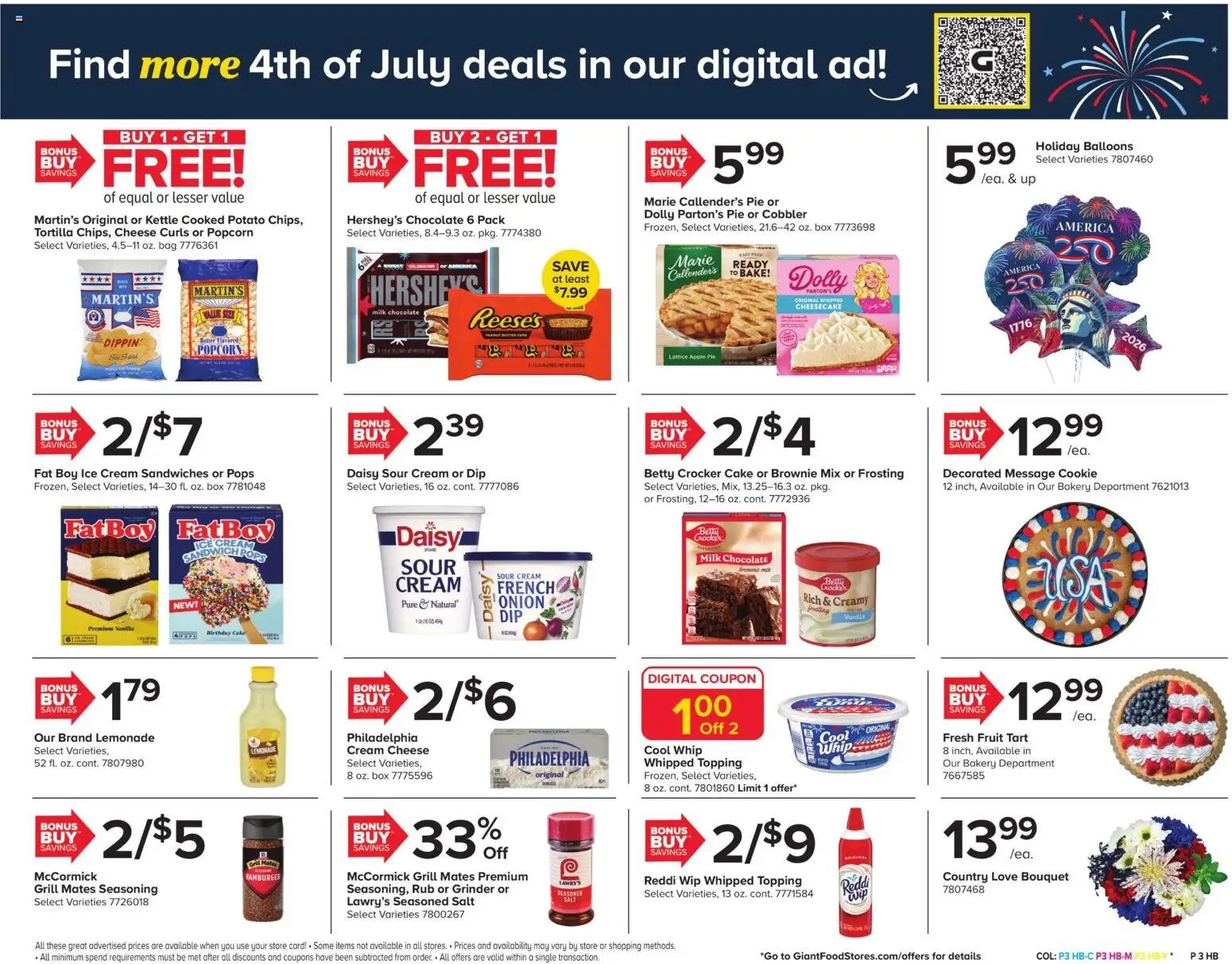 Giant Weekly Ad
