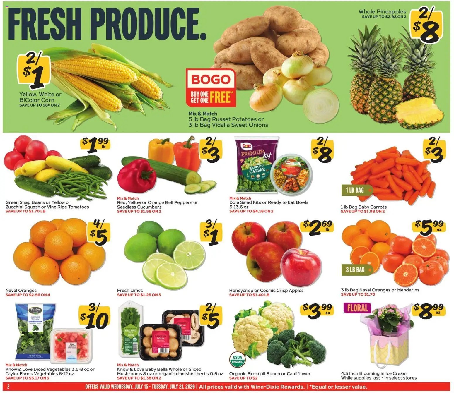 Winn Dixie Weekly Ad