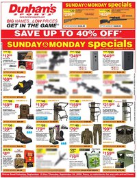 Dunham's Sports Weekly Ad