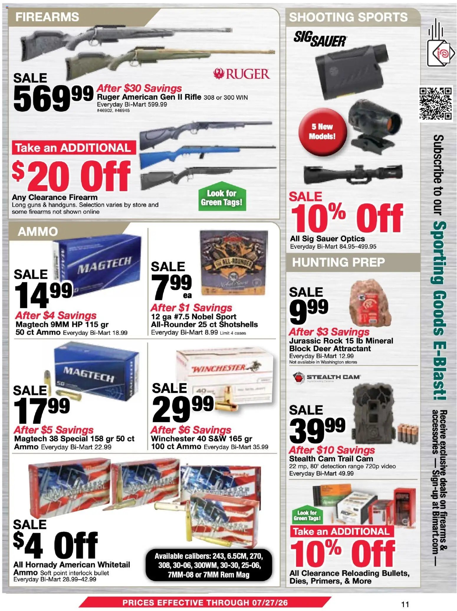 Bi-Mart Membership Savings Book