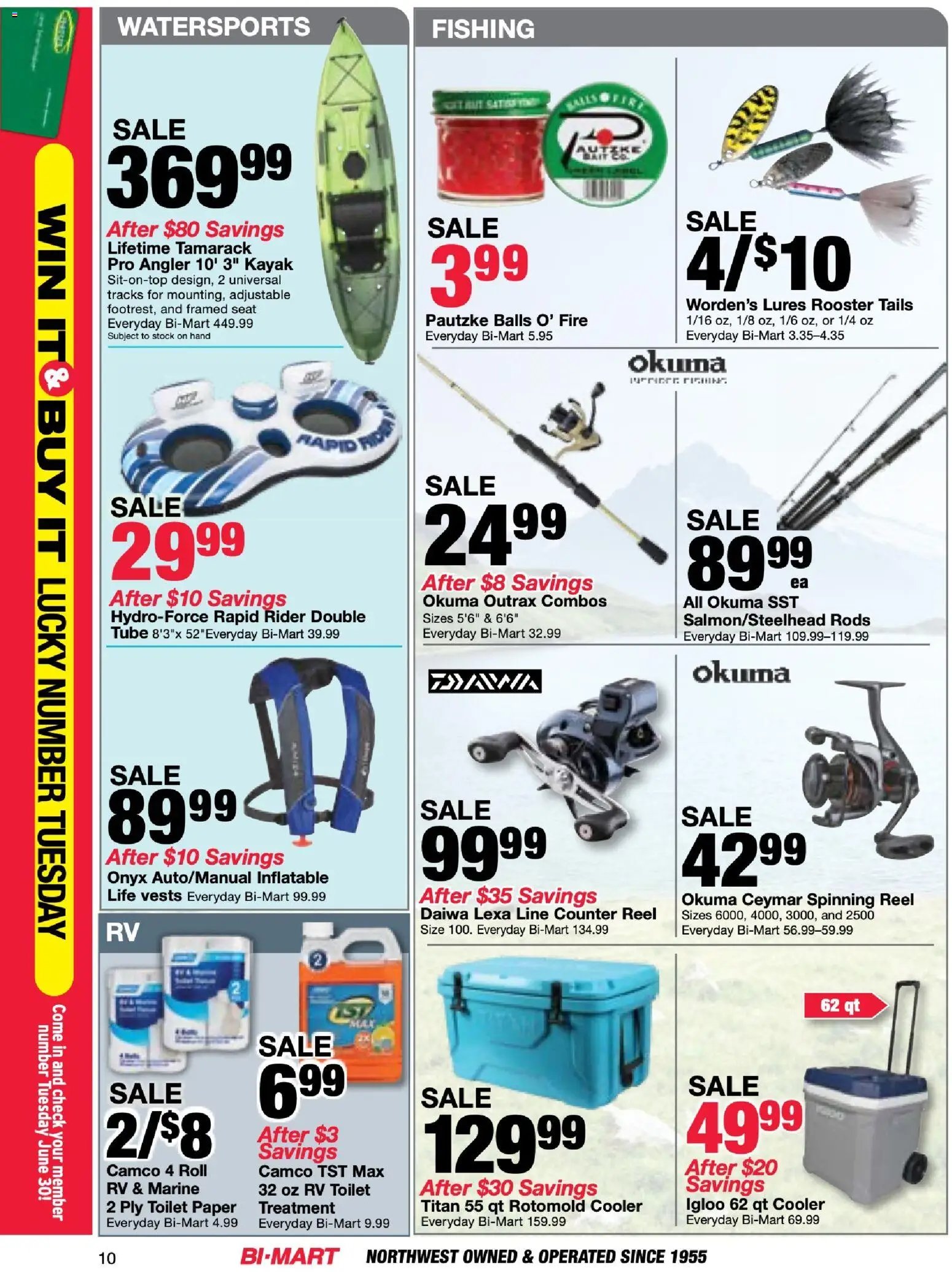Bi-Mart Membership Savings Book
