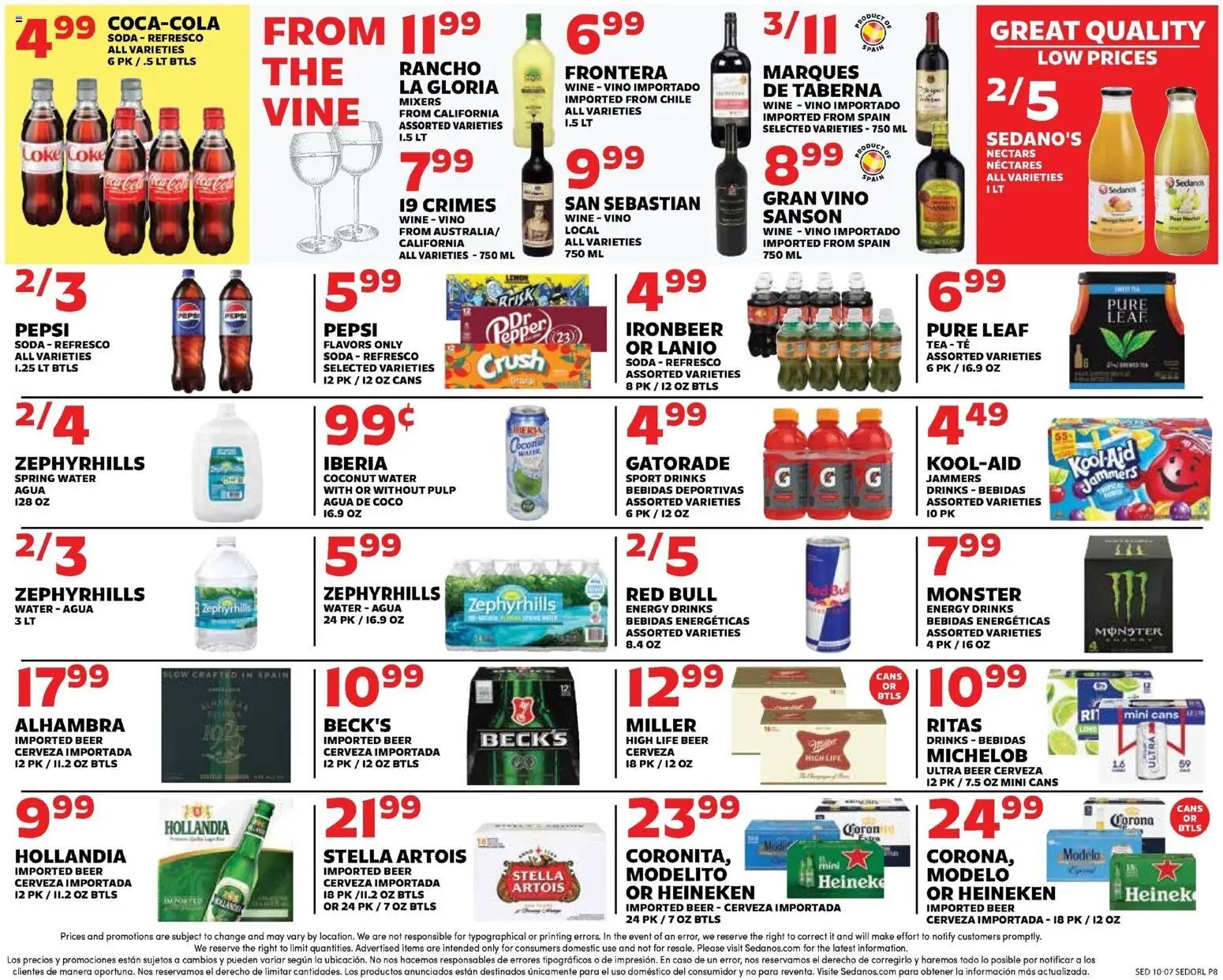 Sedano's Weekly Ad