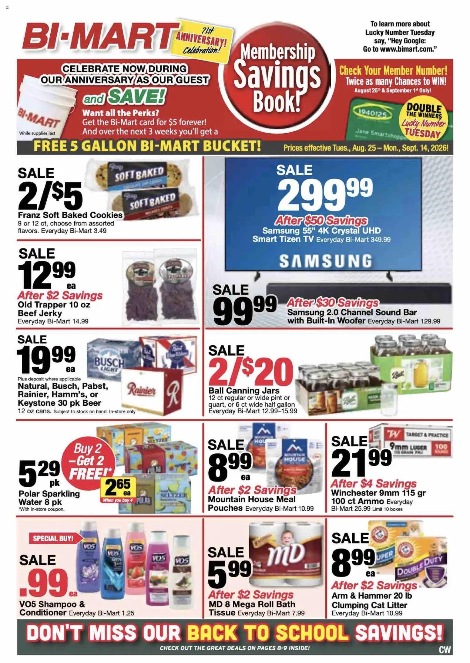 Bi-Mart Membership Saving Book