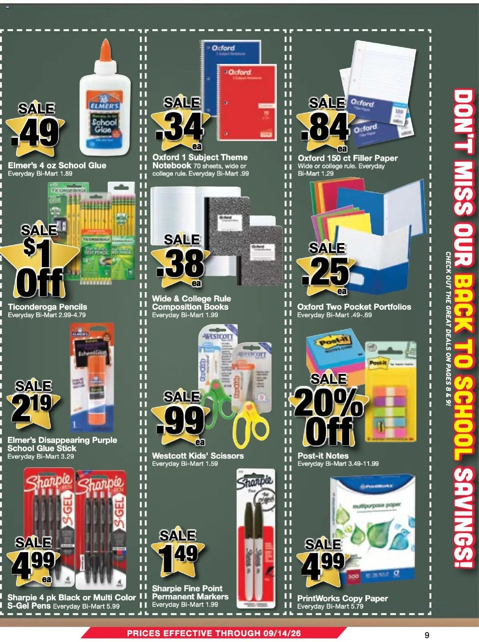 Bi-Mart Membership Saving Book