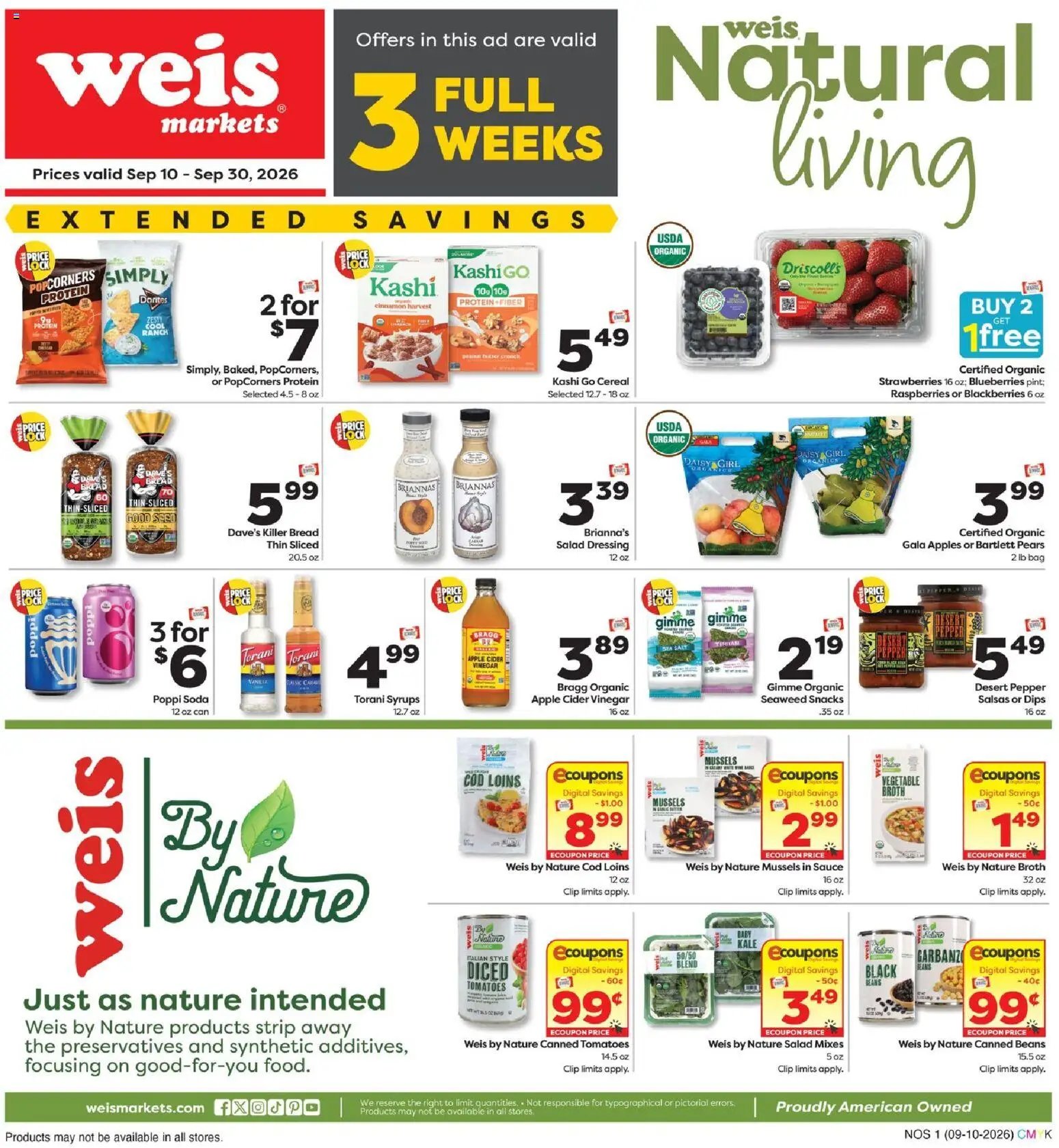 Weis Monthly Ad