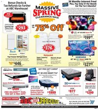 ABC Warehouse Weekly Ad