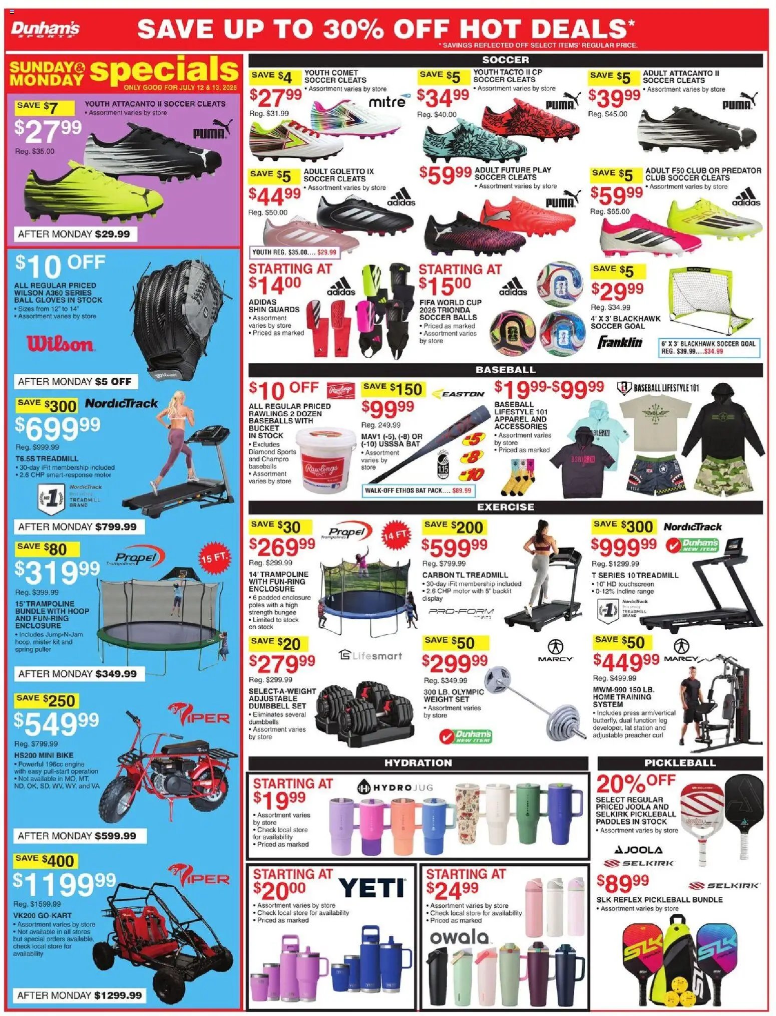 Dunham's Sports Weekly Ad