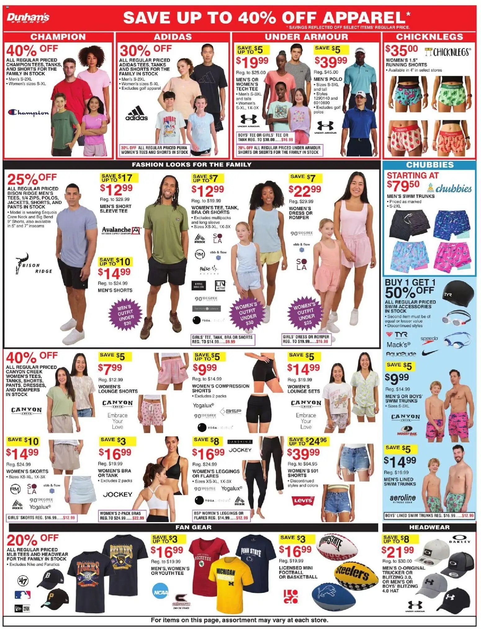 Dunham's Sports Weekly Ad