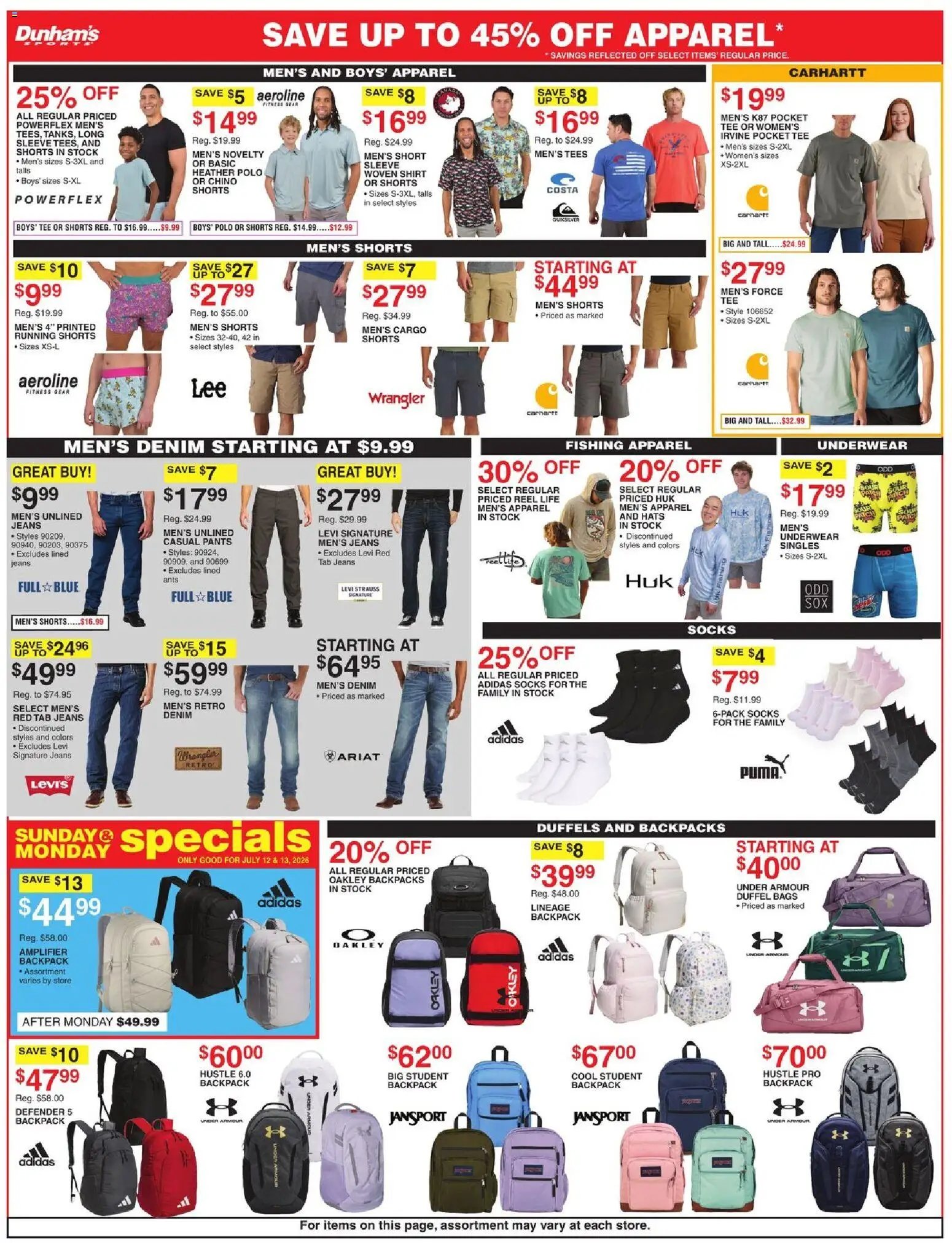 Dunham's Sports Weekly Ad