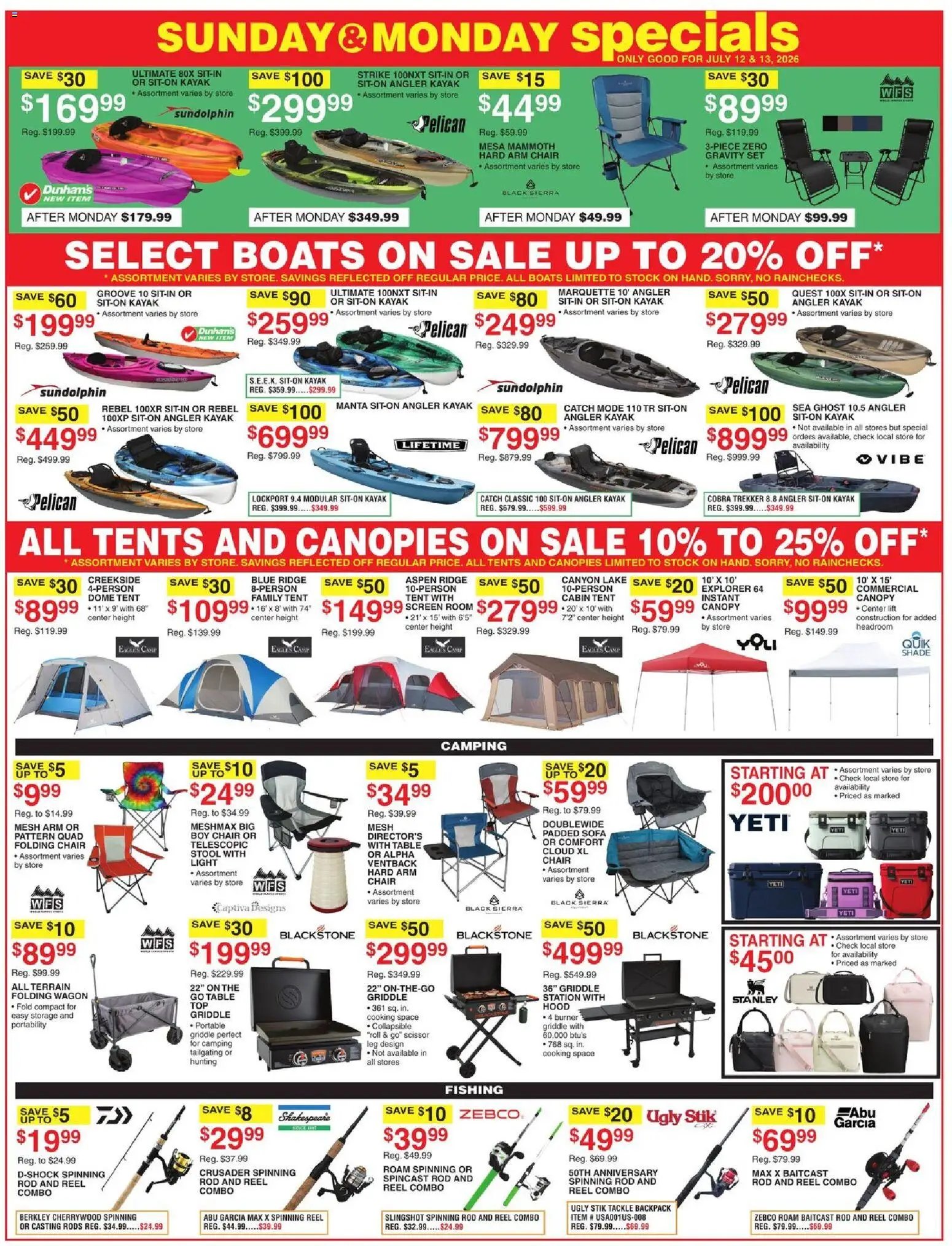 Dunham's Sports Weekly Ad