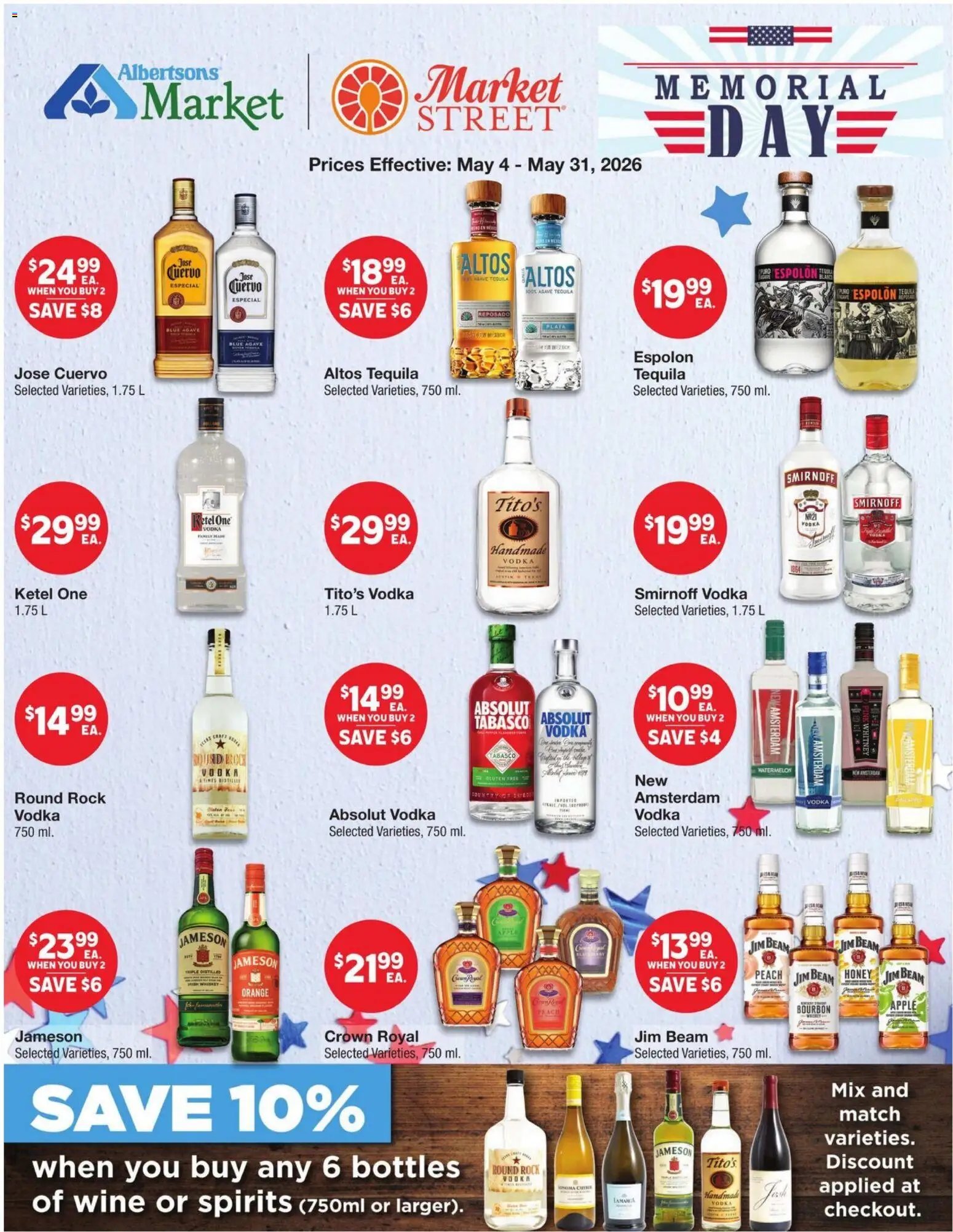 United Supermarkets Alcohol Flyer