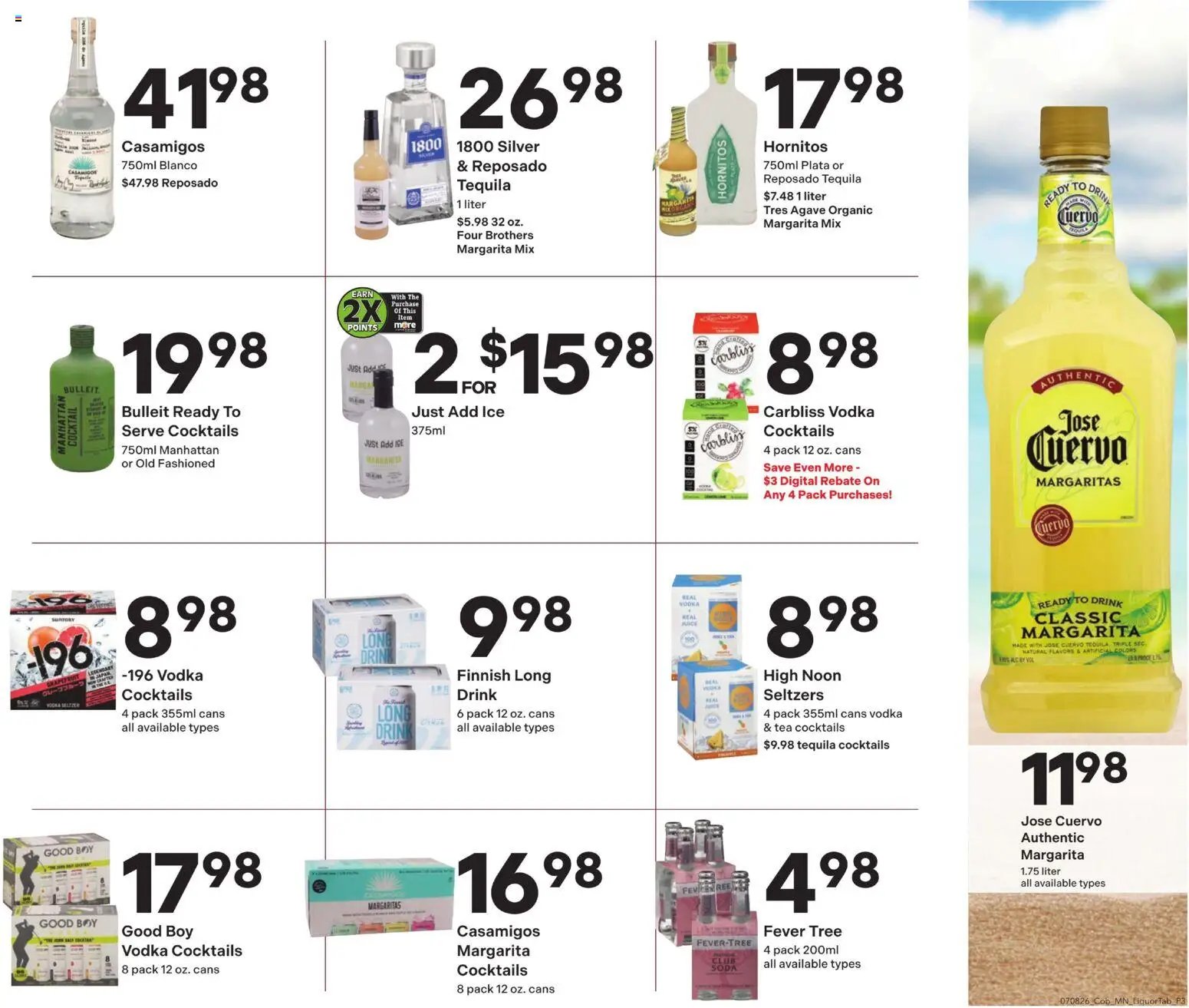Coborn's Liquor Sale