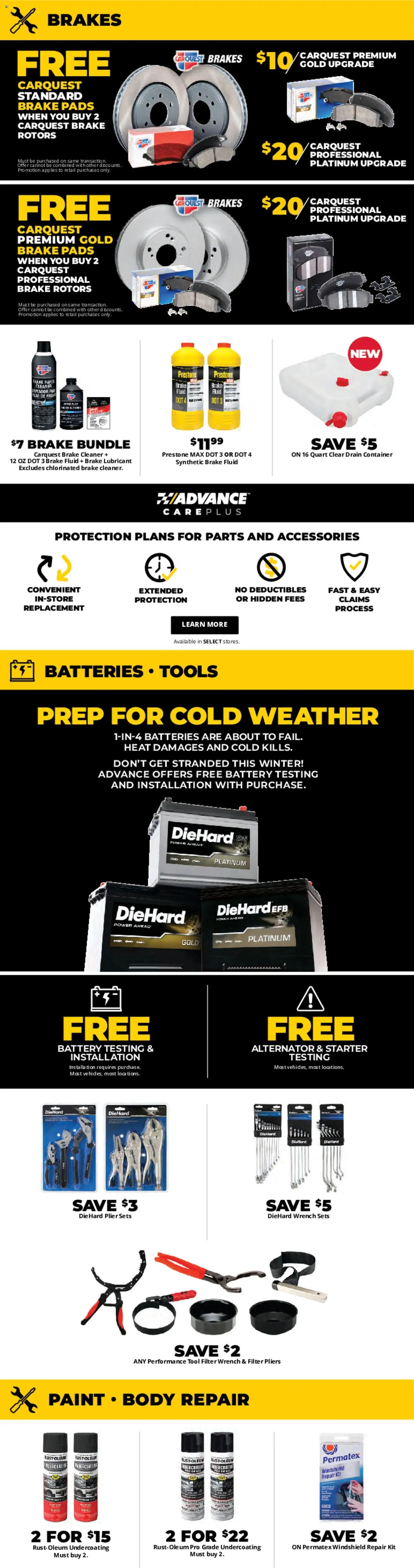 Advance Auto Parts Weekly Ad