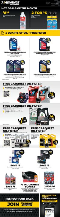 Advance Auto Parts Weekly Ad