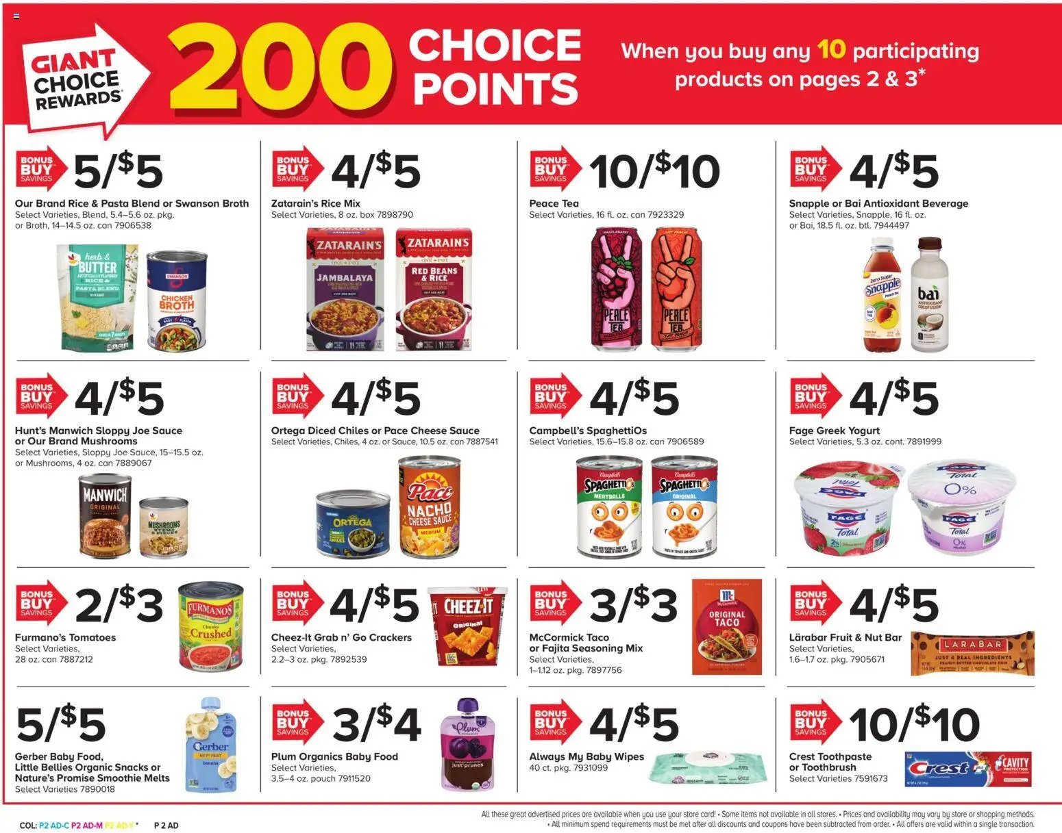 Giant Weekly Ad