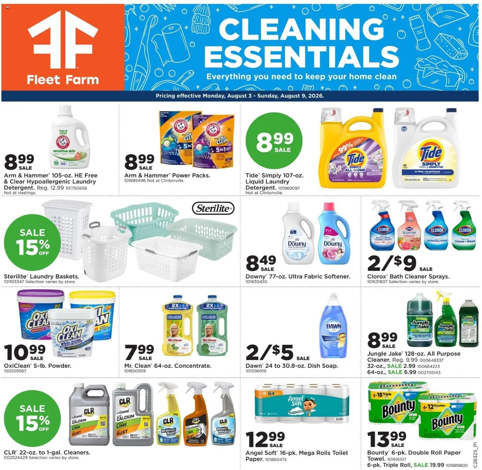Mills Fleet Farm Home & Cleaning