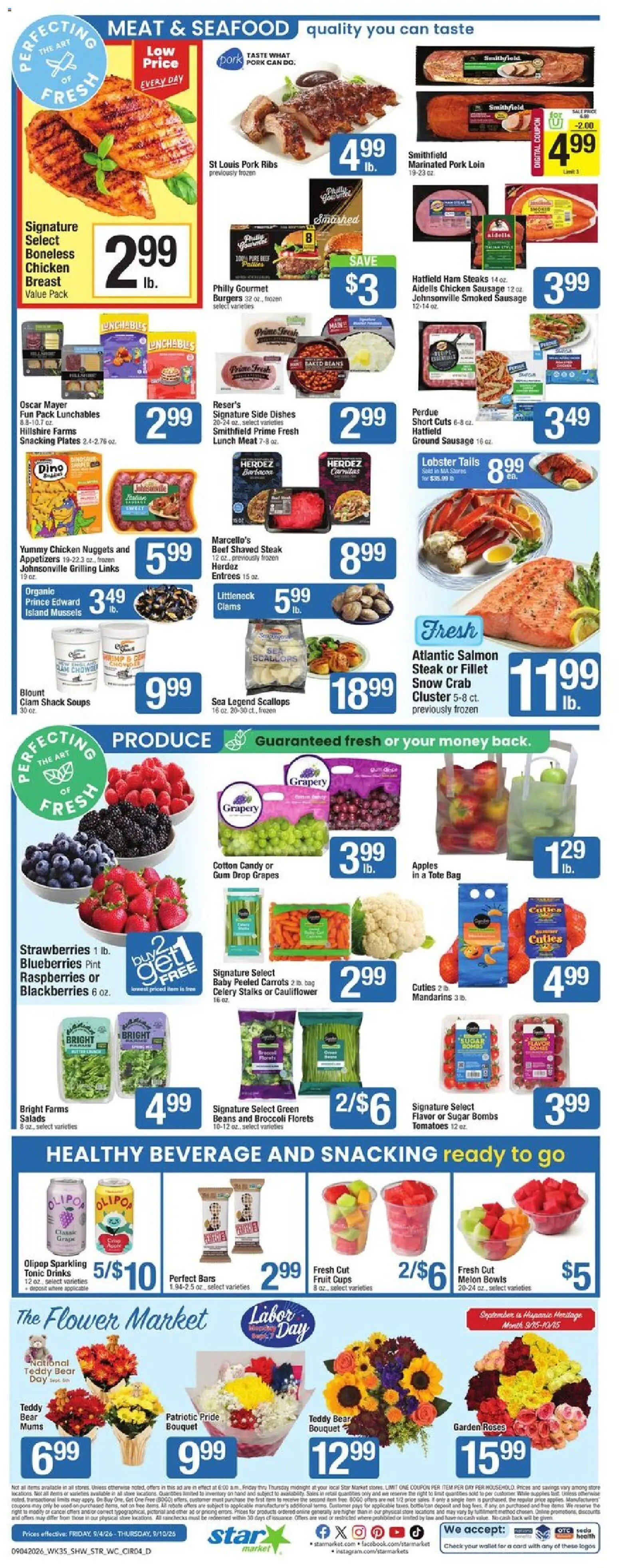 Star Market Weekly Ad - MA
