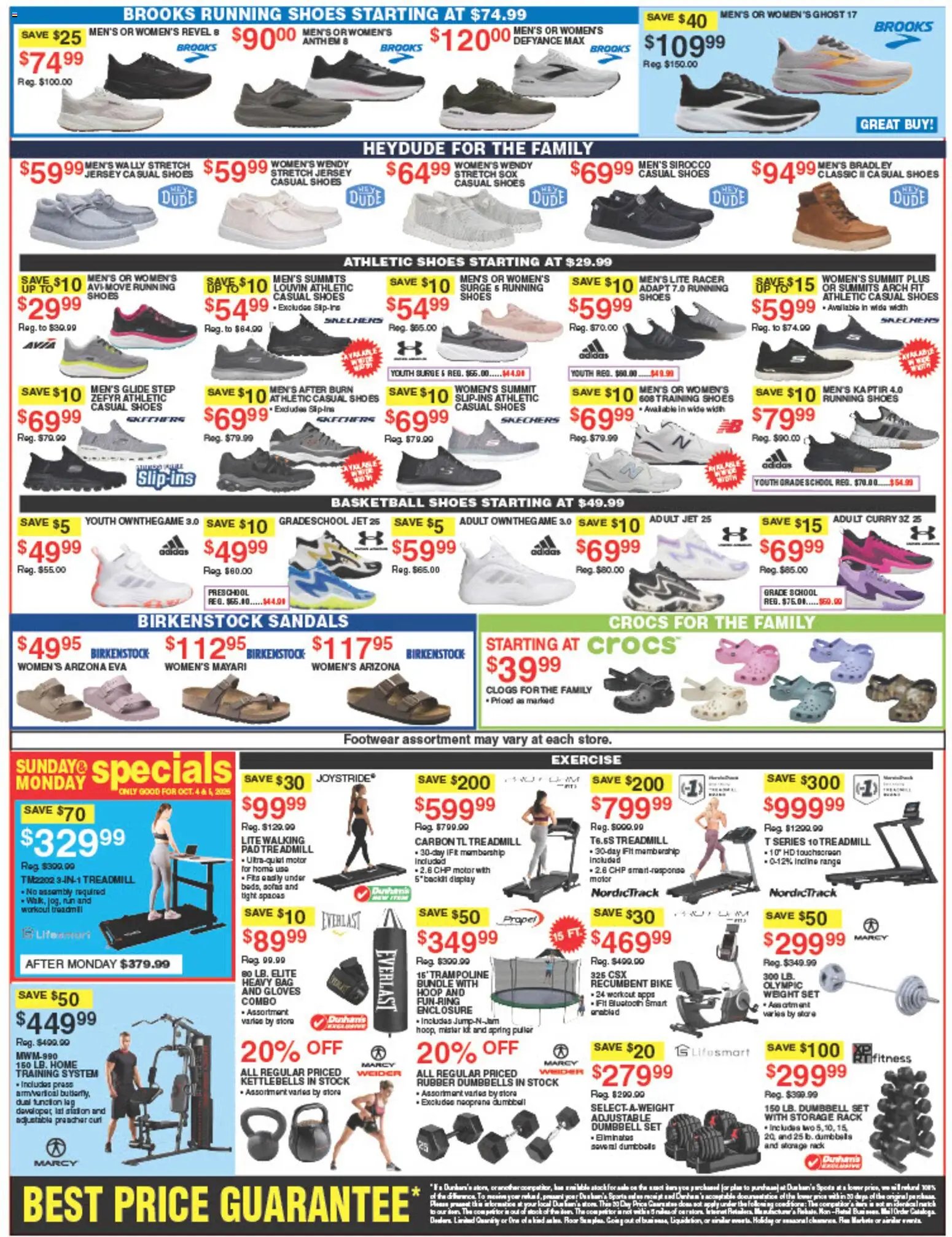 Dunham's Sports Weekly Ad