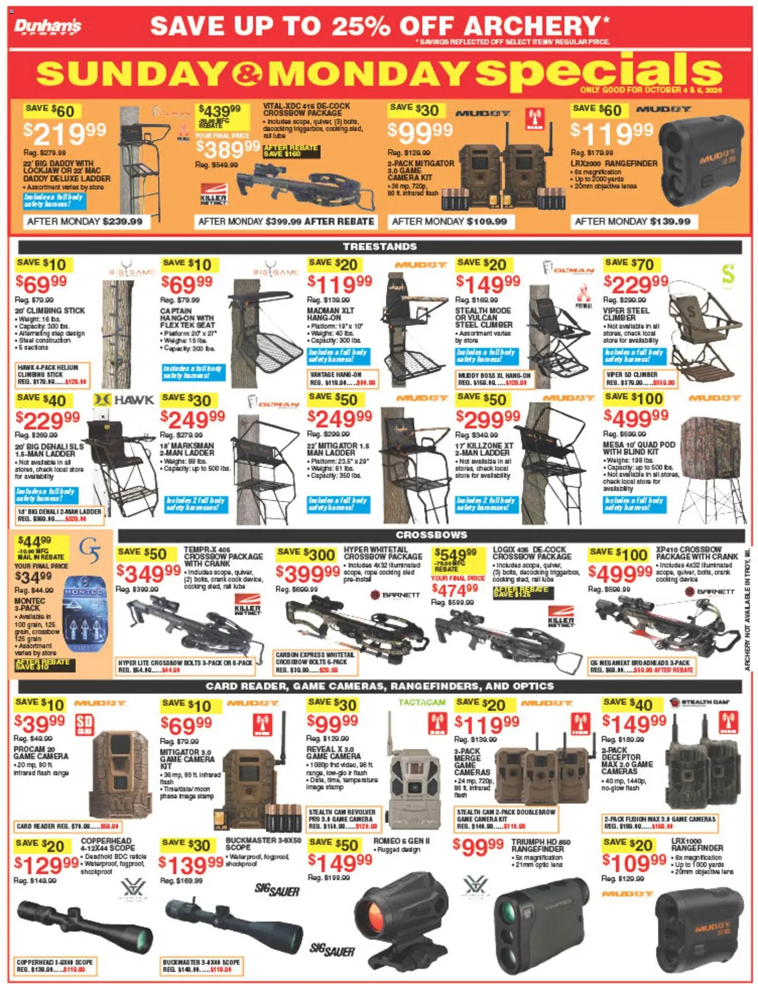 Dunham's Sports Weekly Ad