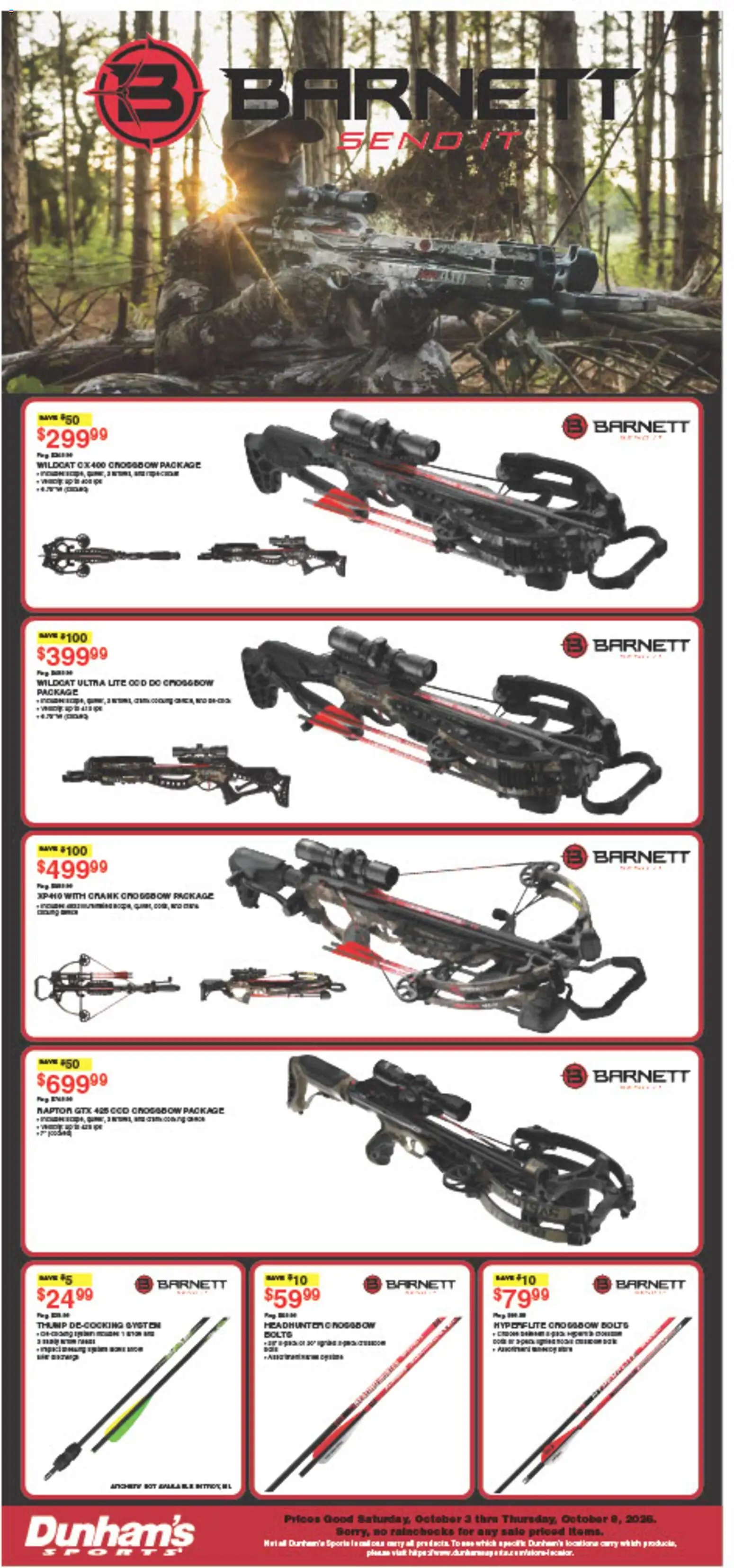 Dunham's Sports Weekly Ad