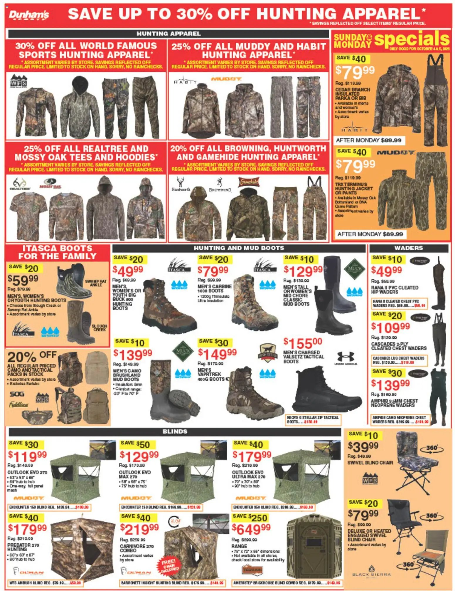 Dunham's Sports Weekly Ad