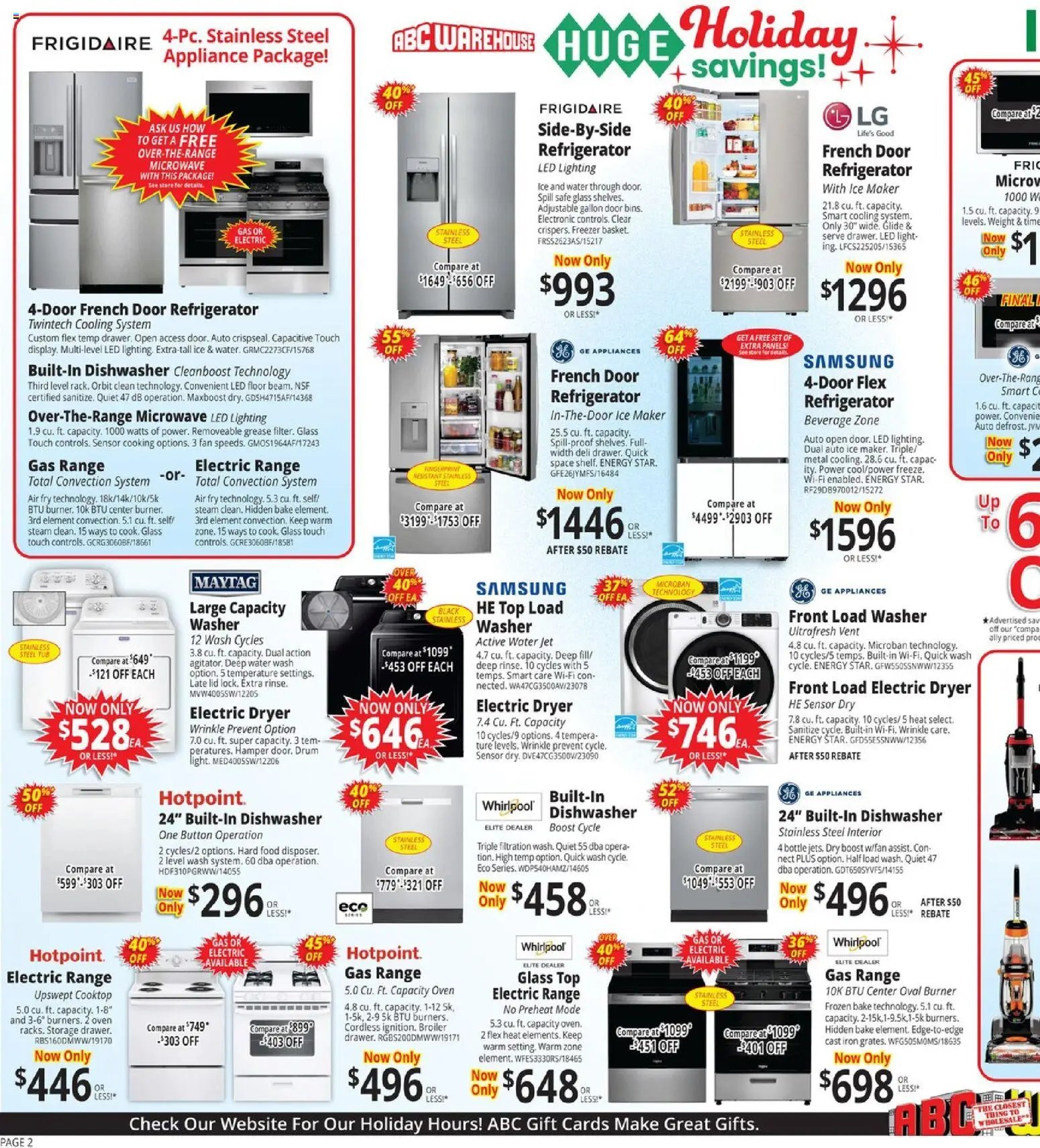 ABC Warehouse Weekly Ad