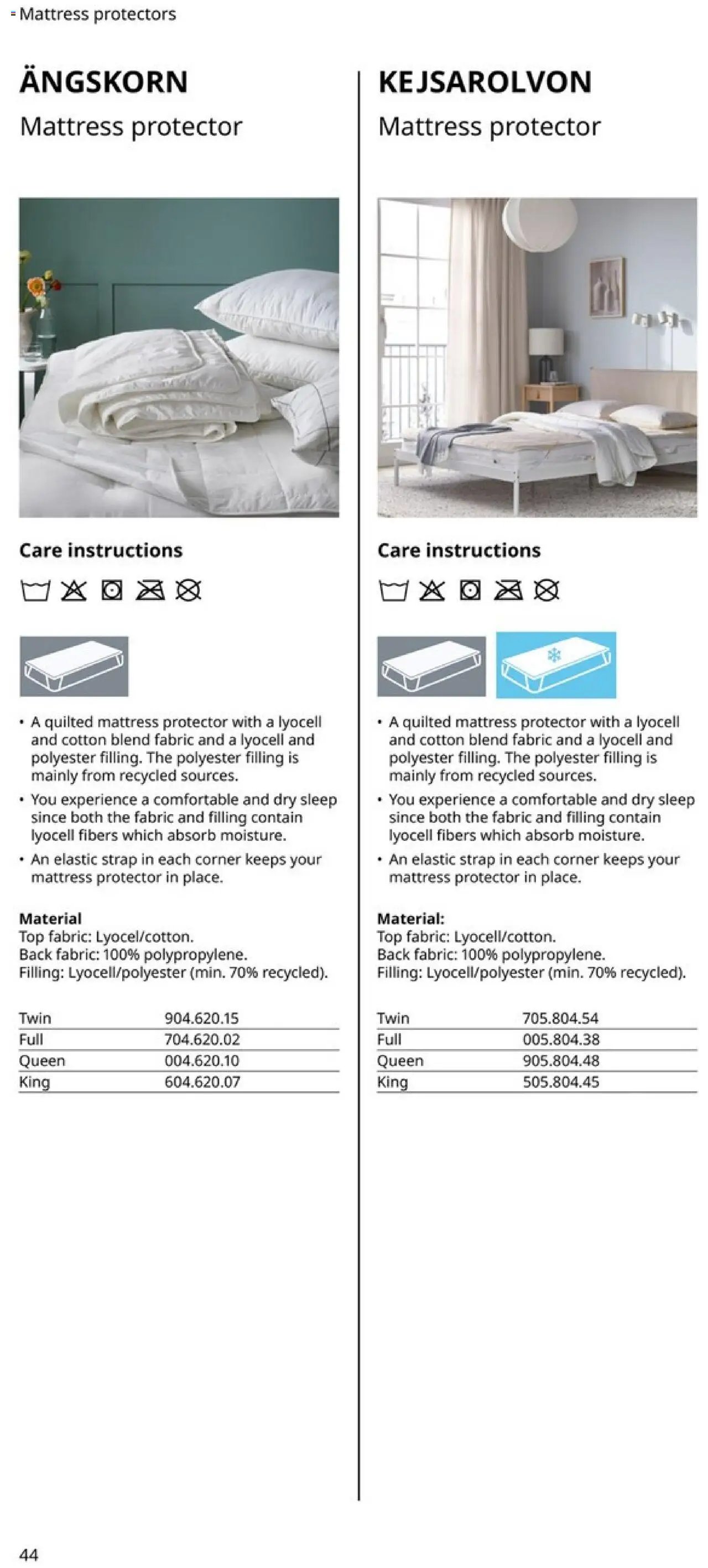 IKEA Mattress, duvet, pillow and protector (2025-01-01 - 2025-12-31) | 44