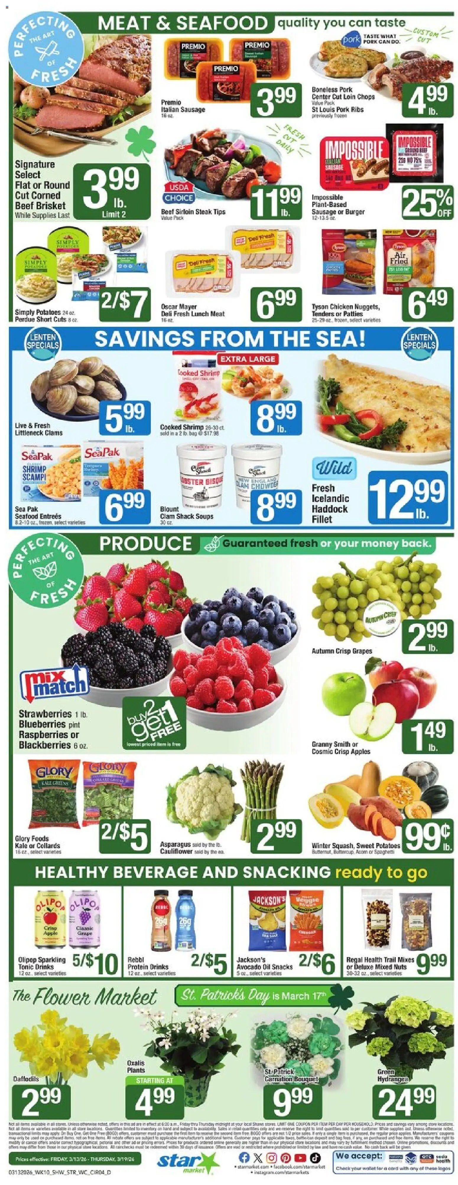 Star Market Weekly Ad - MA