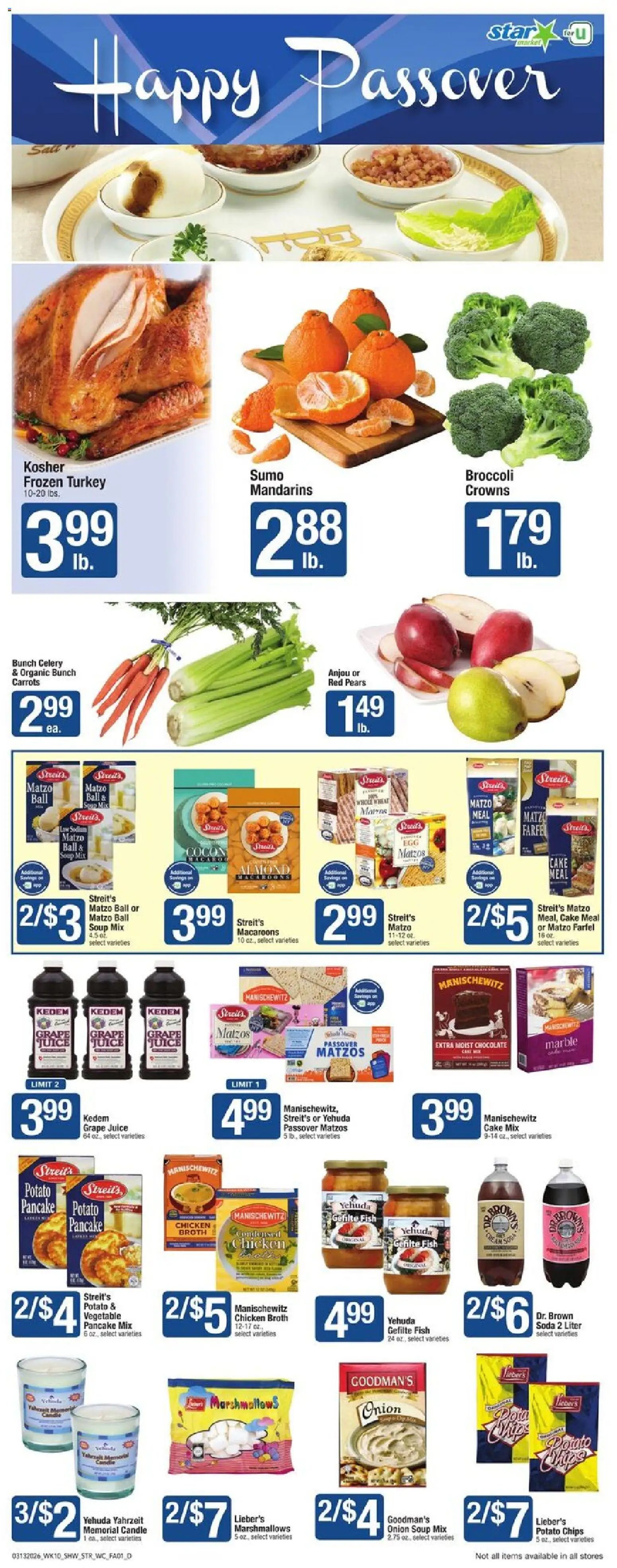 Star Market Weekly Ad - MA