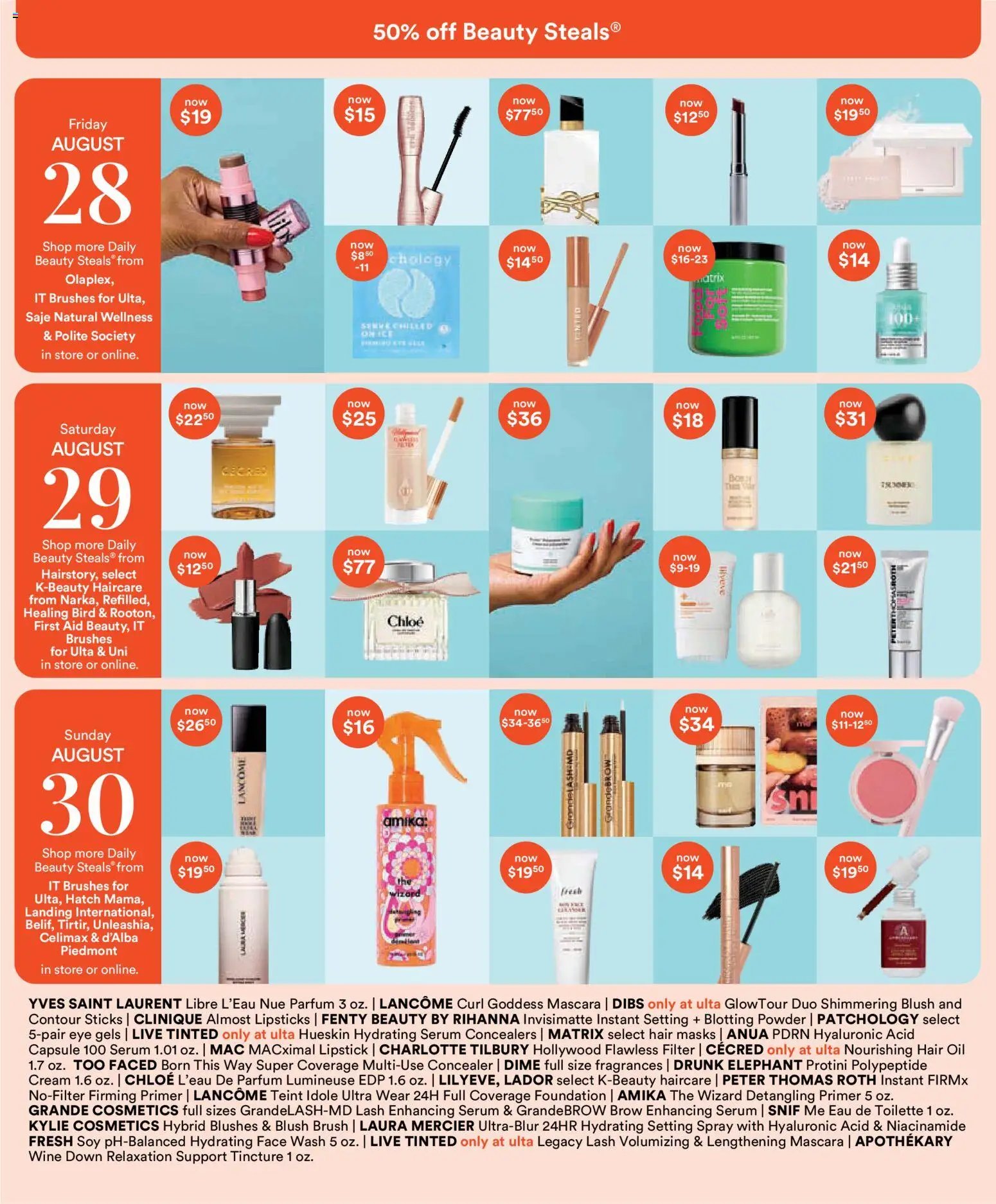 Ulta Beauty 21 Days of Beauty Calendar