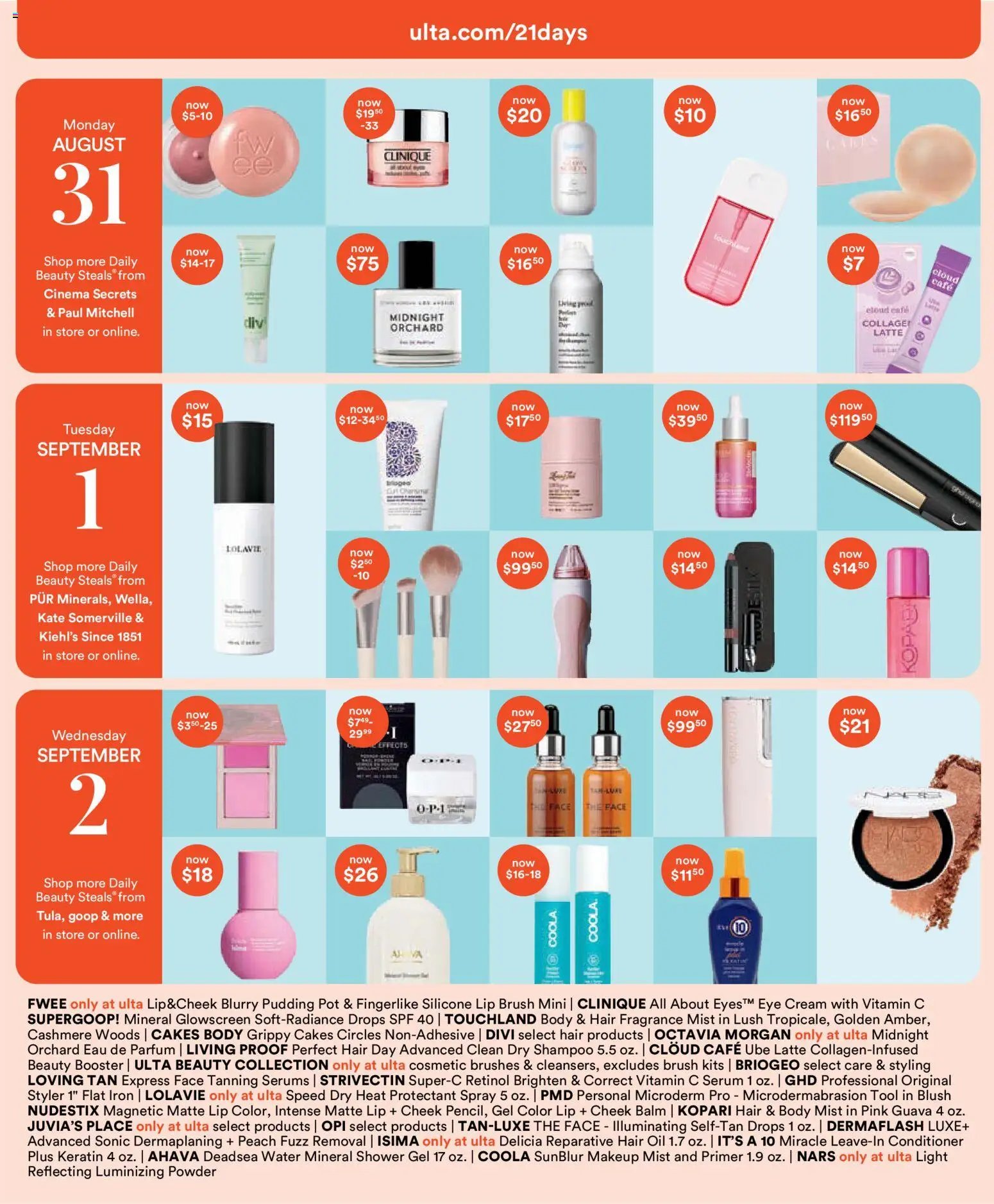 Ulta Beauty 21 Days of Beauty Calendar