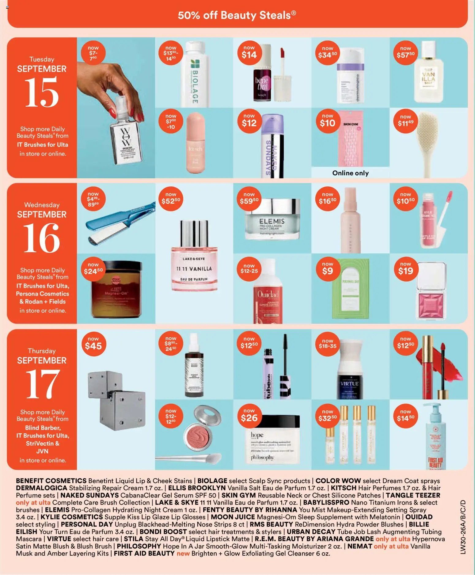 Ulta Beauty 21 Days of Beauty Calendar