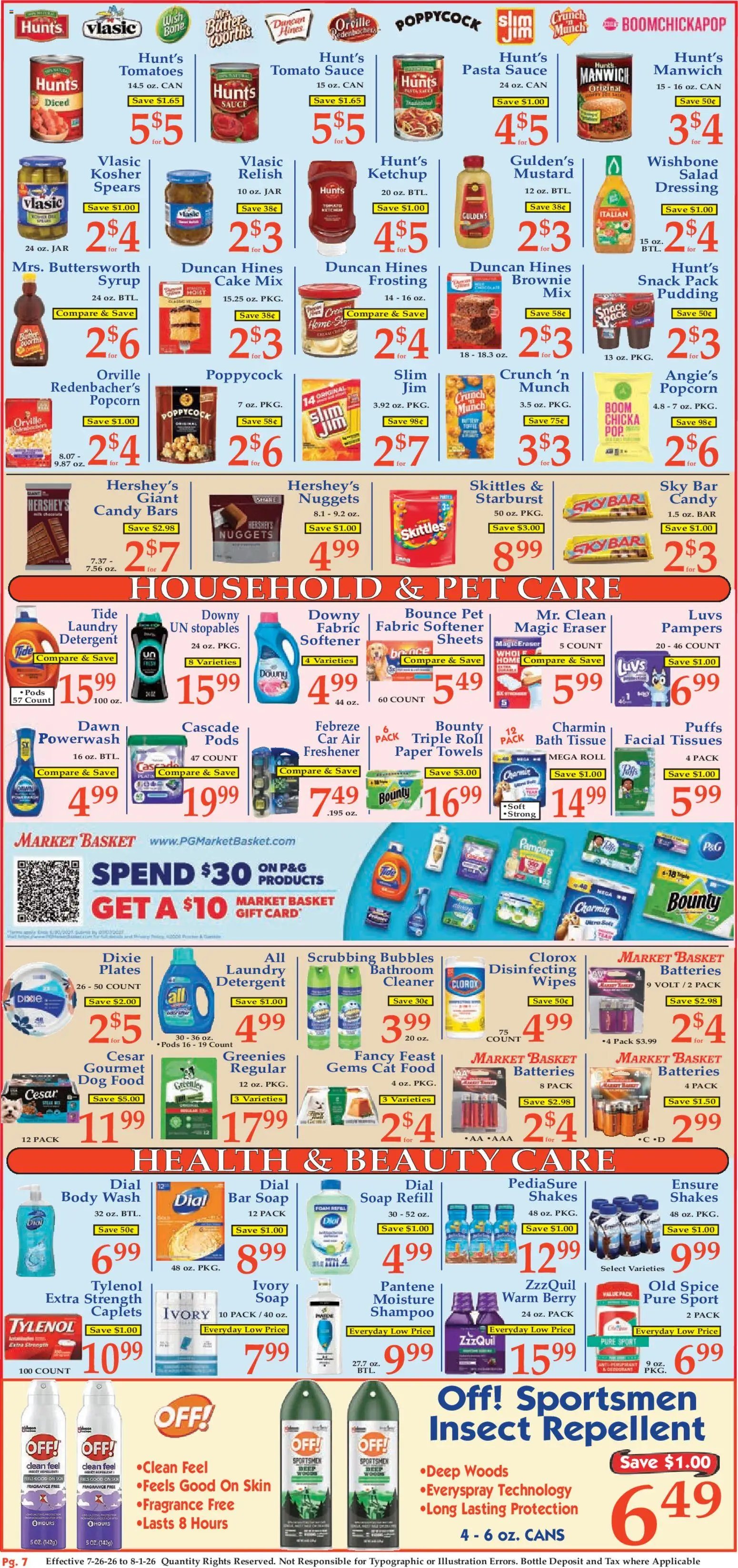 Market Basket Ad