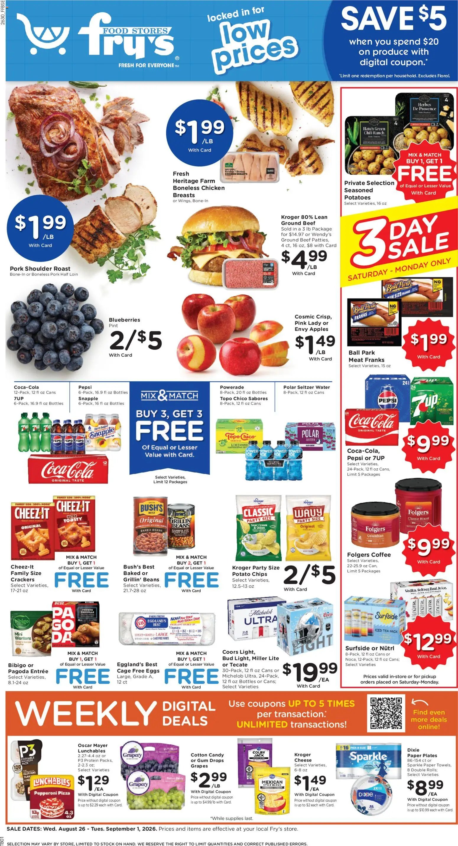 Fry's Food Weekly Ad