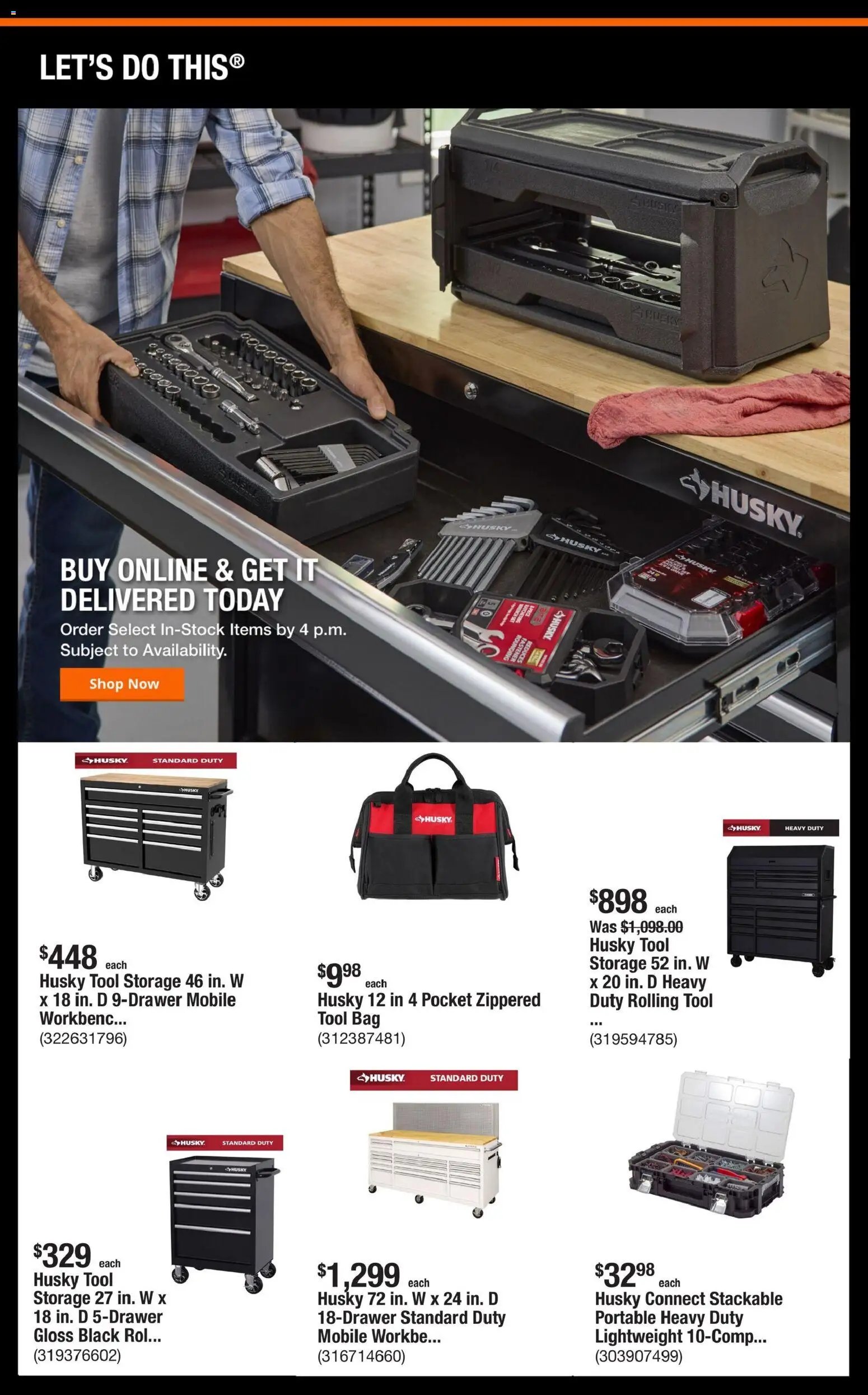 Home Depot Shop Pro Ad