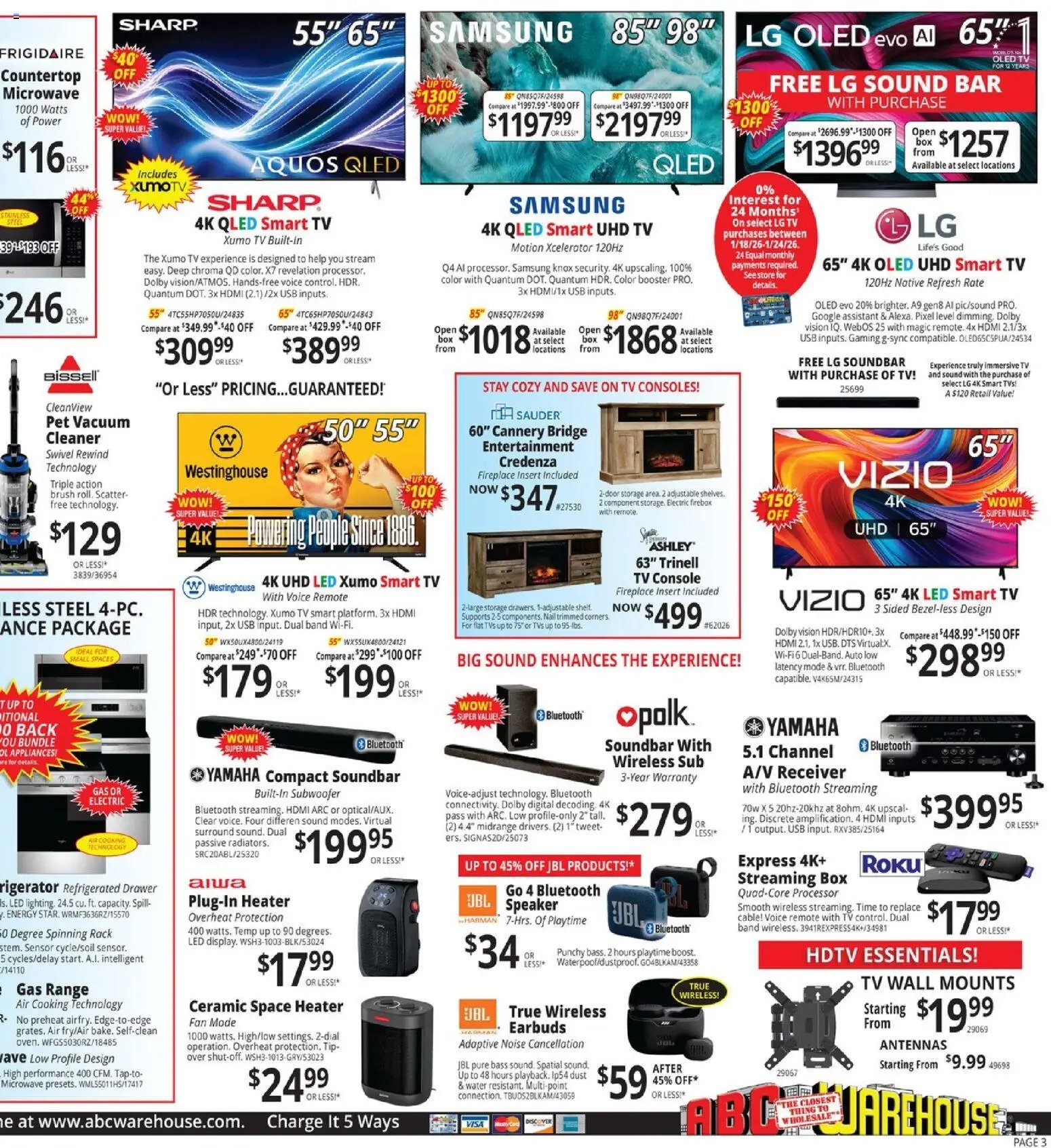 ABC Warehouse Weekly Ad