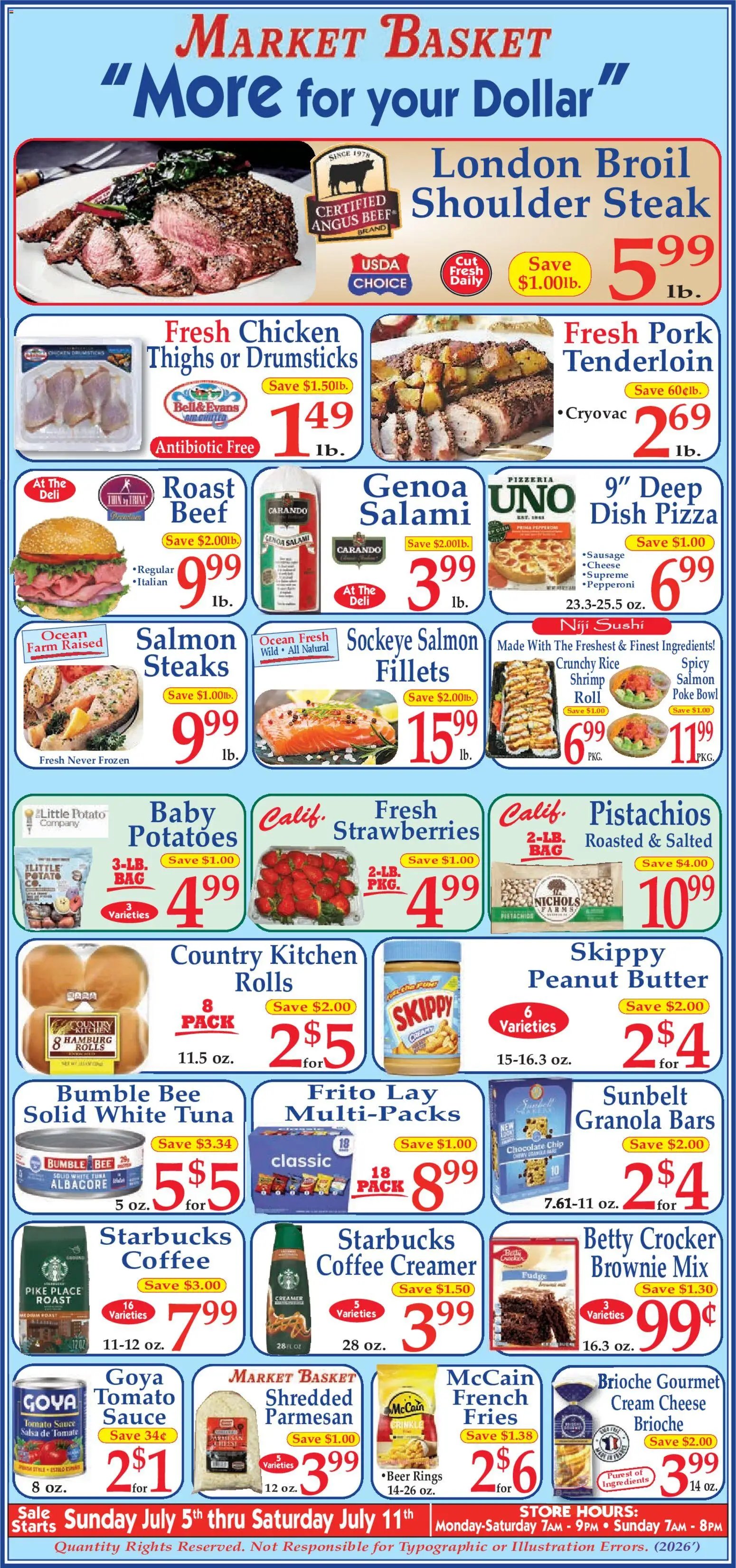 Market Basket Ad