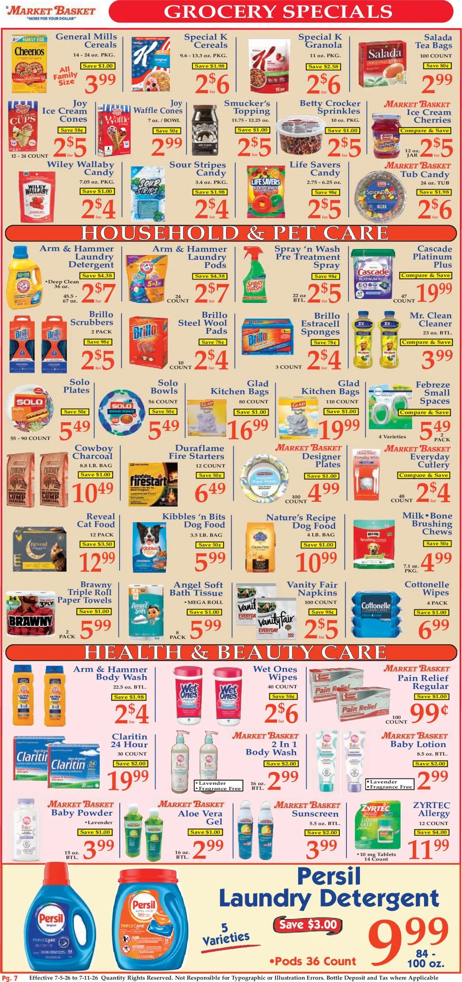 Market Basket Ad