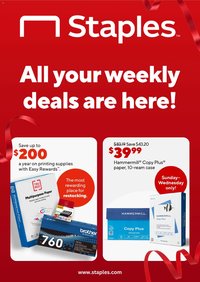 Staples Weekly Ad